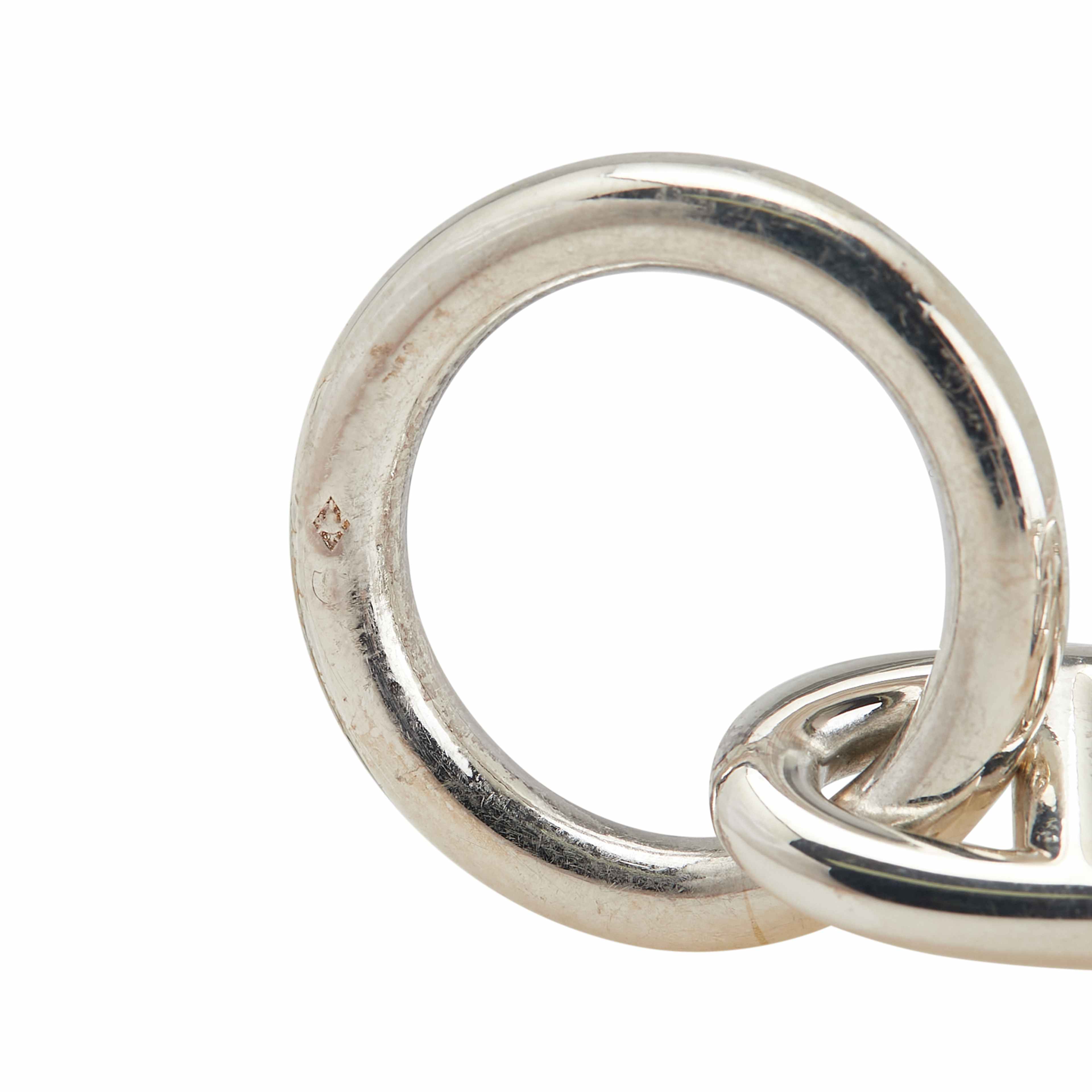 Hermès Large Sterling Silver Chaine D'ancre Bracelet, från Luxclusif, i färgen silver. Klicka för att öppna bilden i stort format