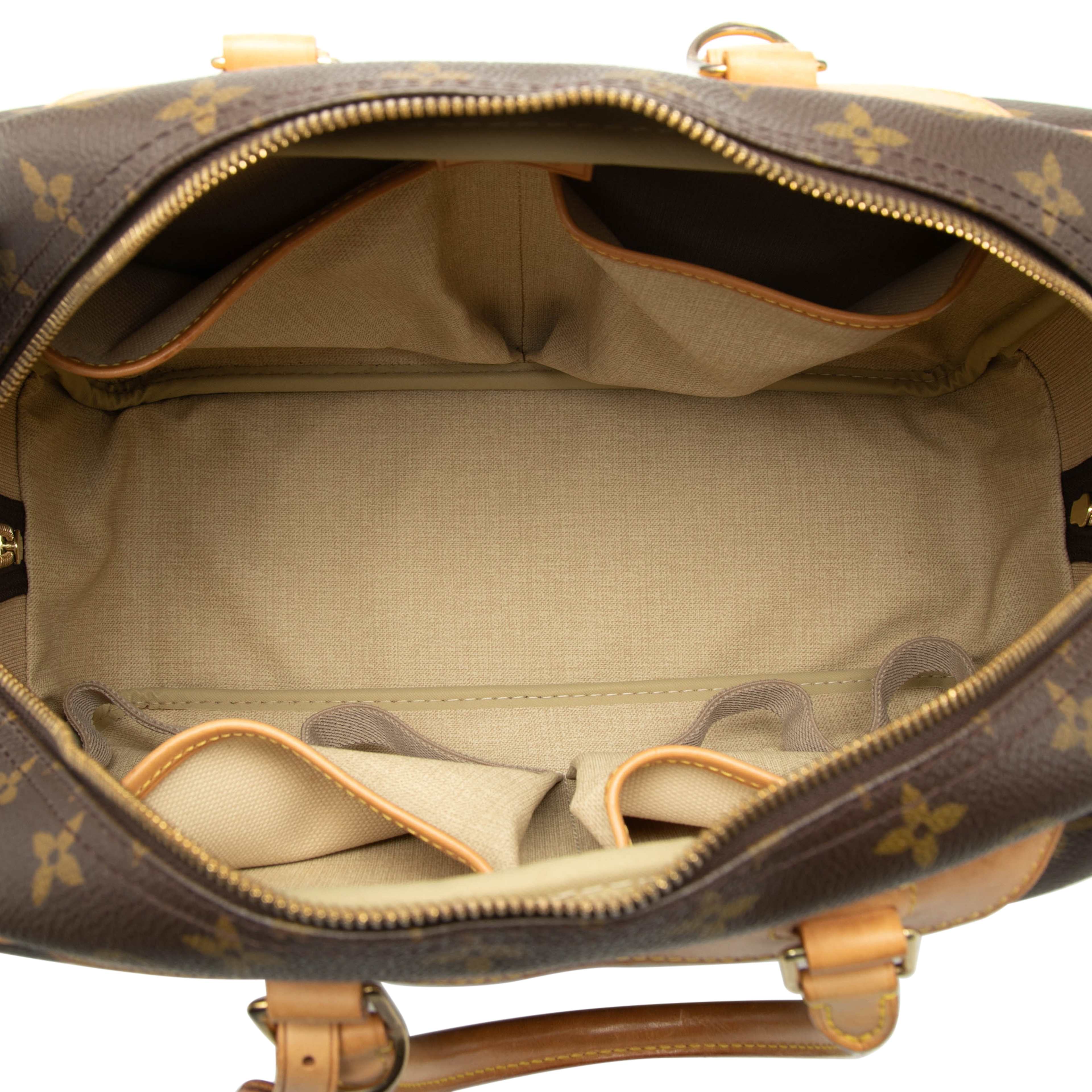 Louis Vuitton Monogram Deauville, från Luxclusif, i färgen brown. Klicka för att öppna bilden i stort format