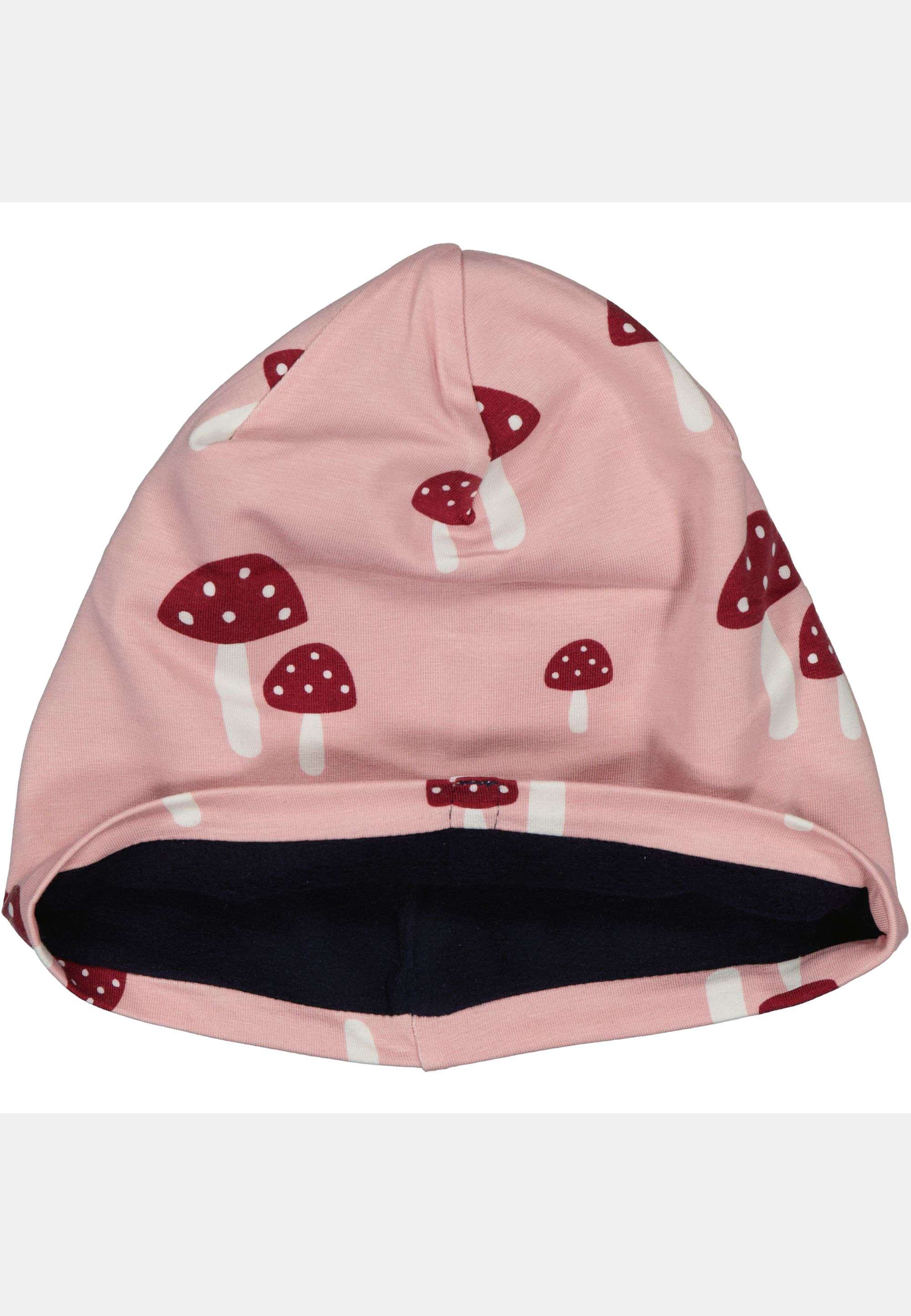 Mössa Fleecefodrad Bambu, från Geggamoja, i färgen pink mushroom. Klicka för att öppna bilden i stort format