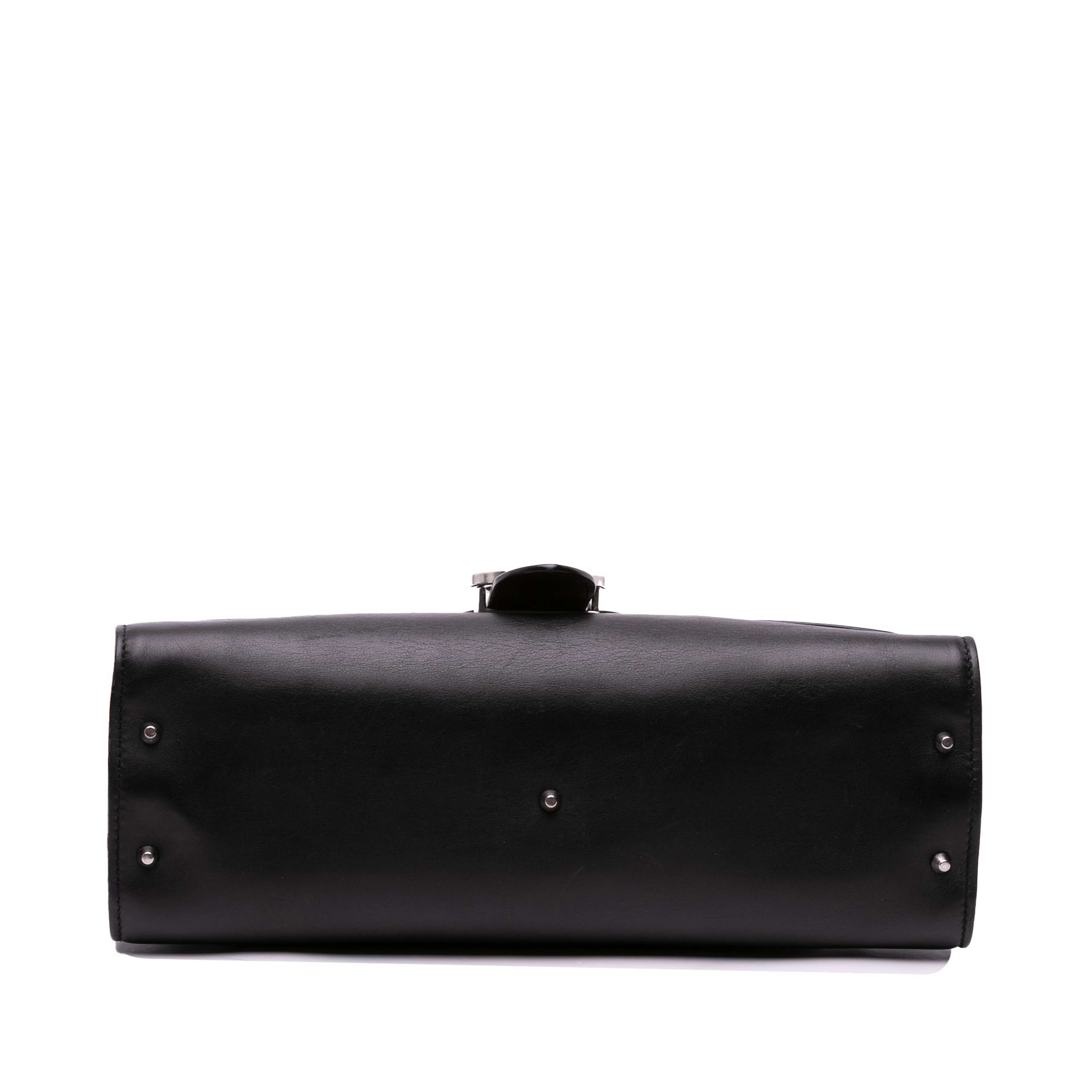 Gucci Medium Leather Dollar Interlocking G Crossbody