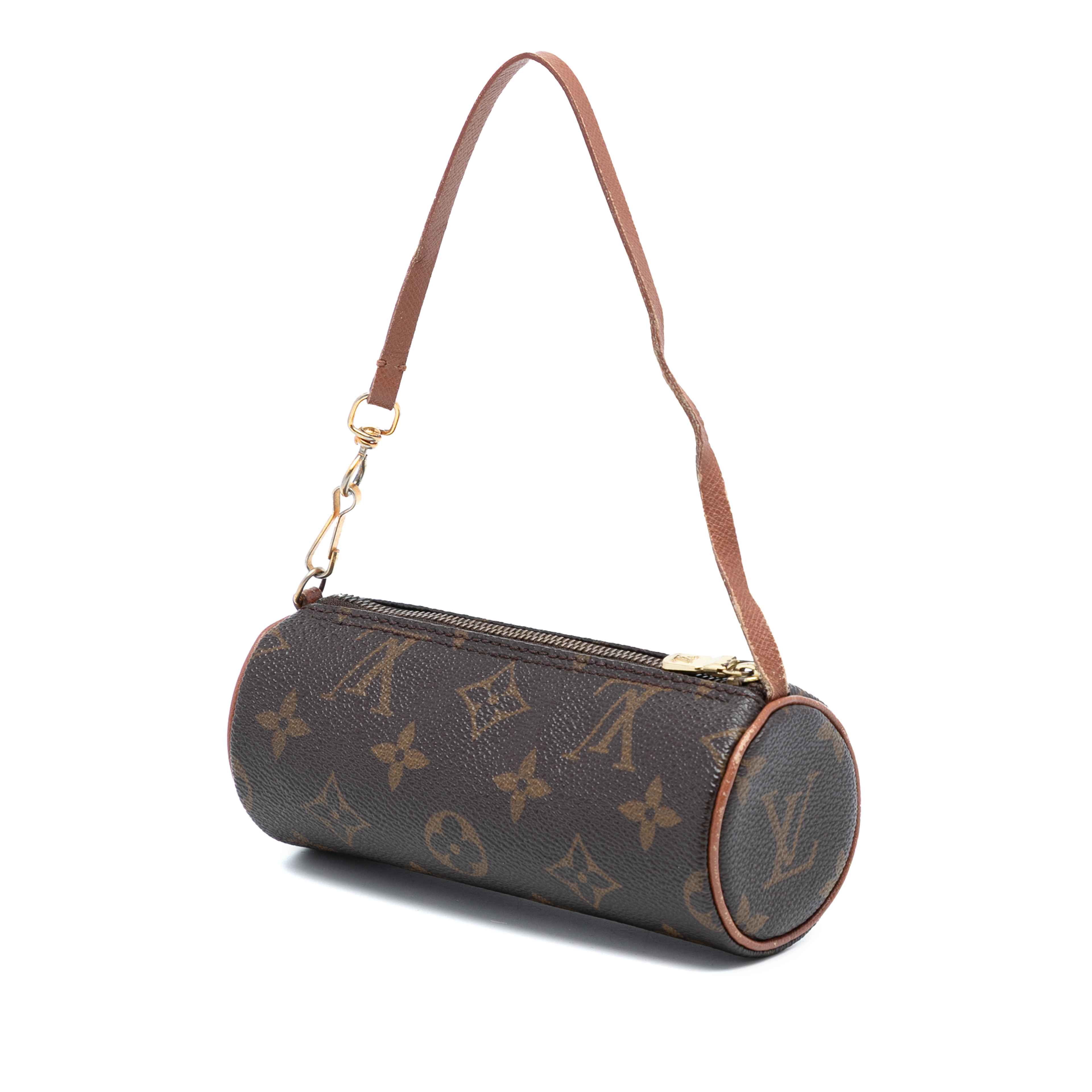 Louis Vuitton Monogram Papillon Pochette, från Luxclusif, i färgen brown. Klicka för att öppna bilden i stort format