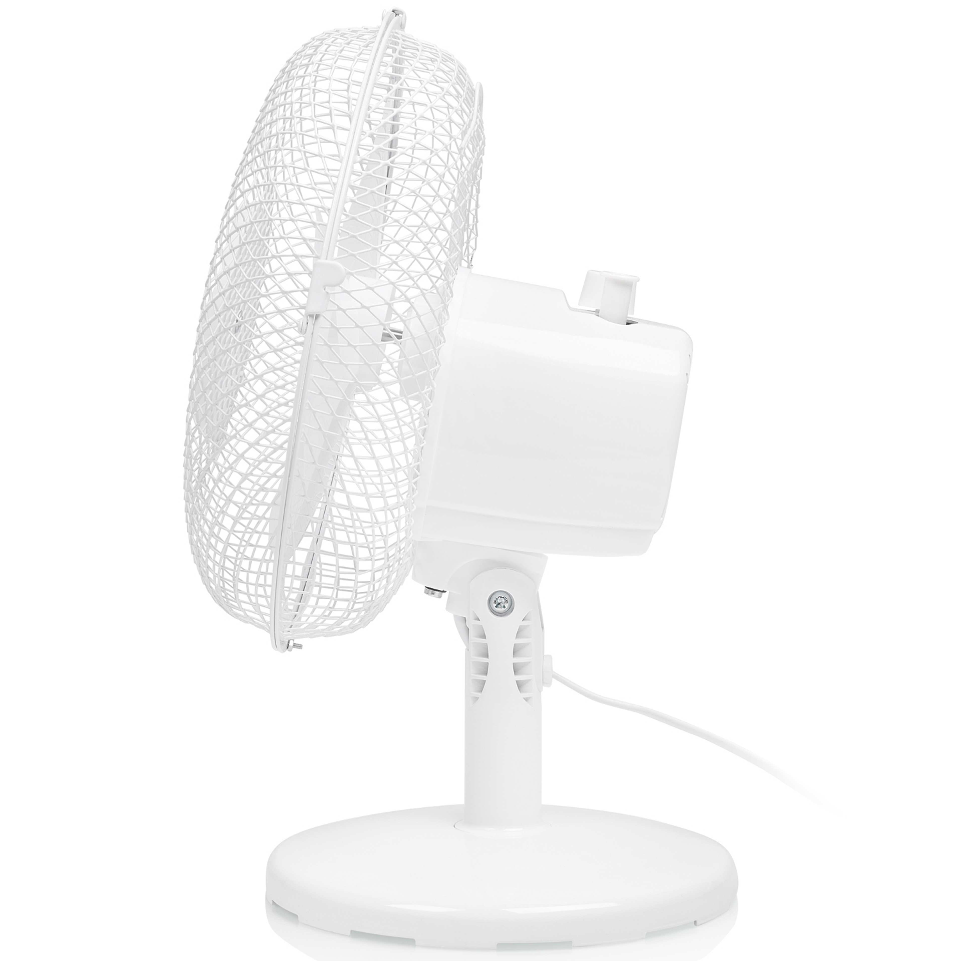 Bordsfläkt 23cm Med 2 Hastigheter, från Tristar, i färgen vit. Klicka för att öppna bilden i stort format