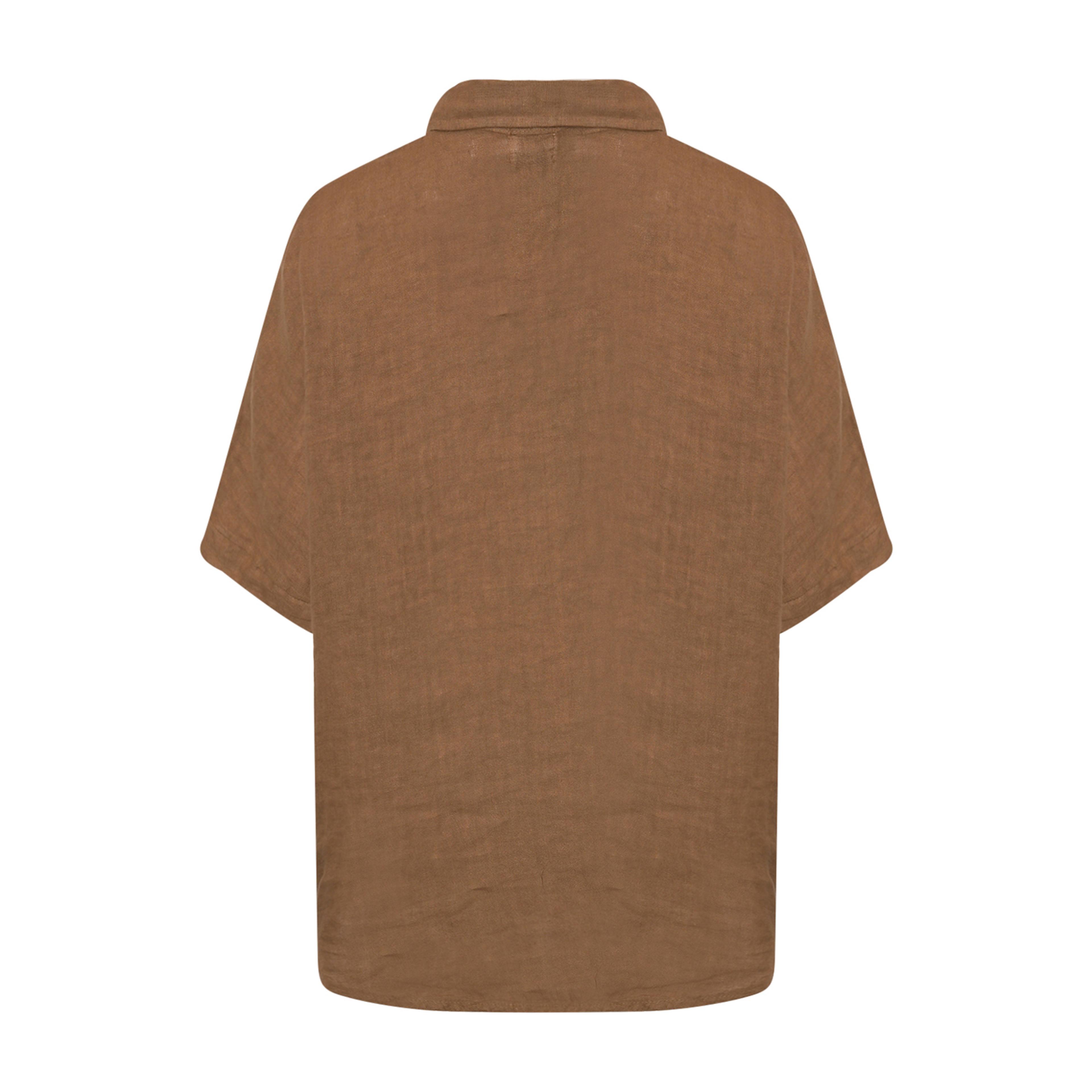 Abbi, Shirt, Linen - Light Brown