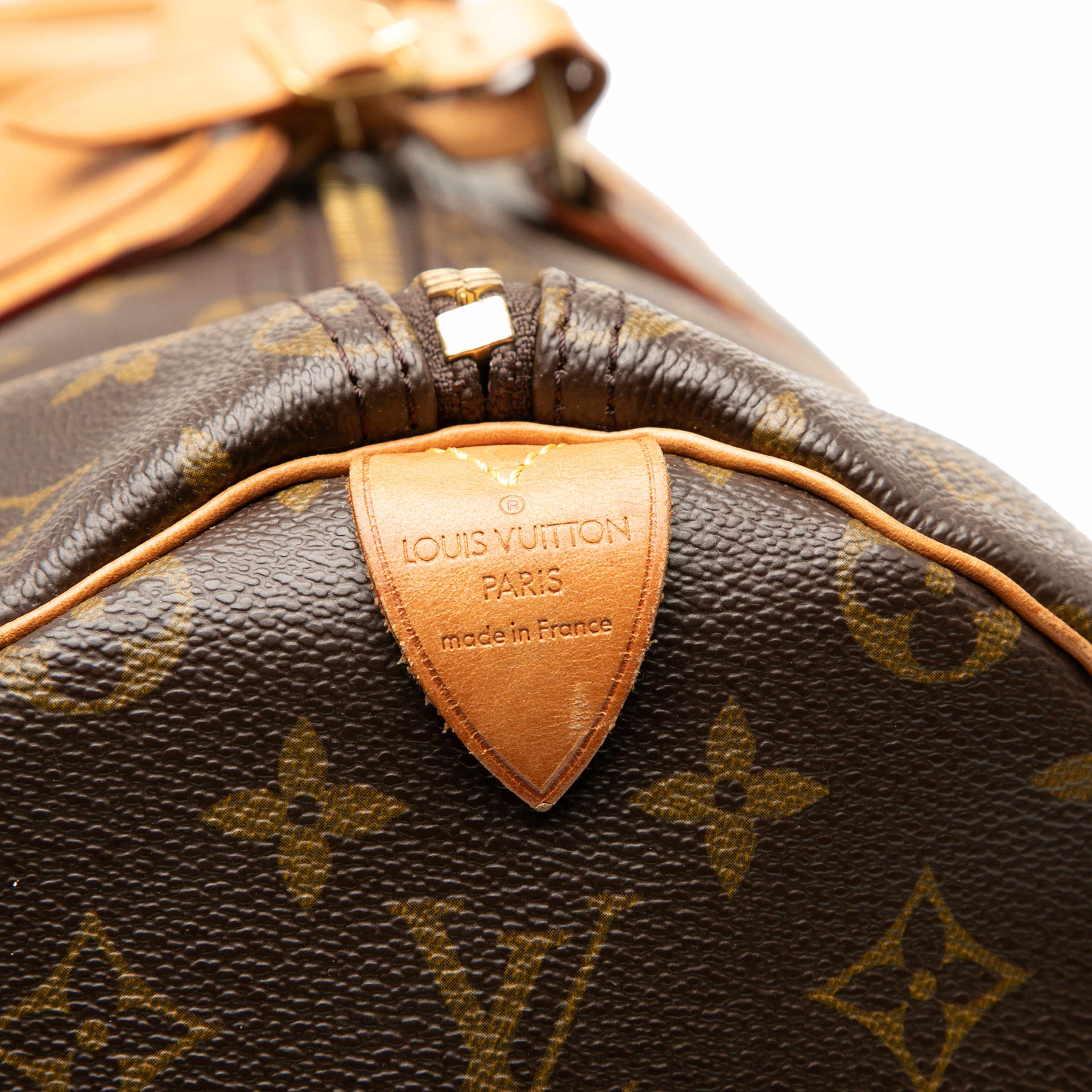 Louis Vuitton Monogram Keepall 50, från Luxclusif, i färgen brown. Klicka för att öppna bilden i stort format