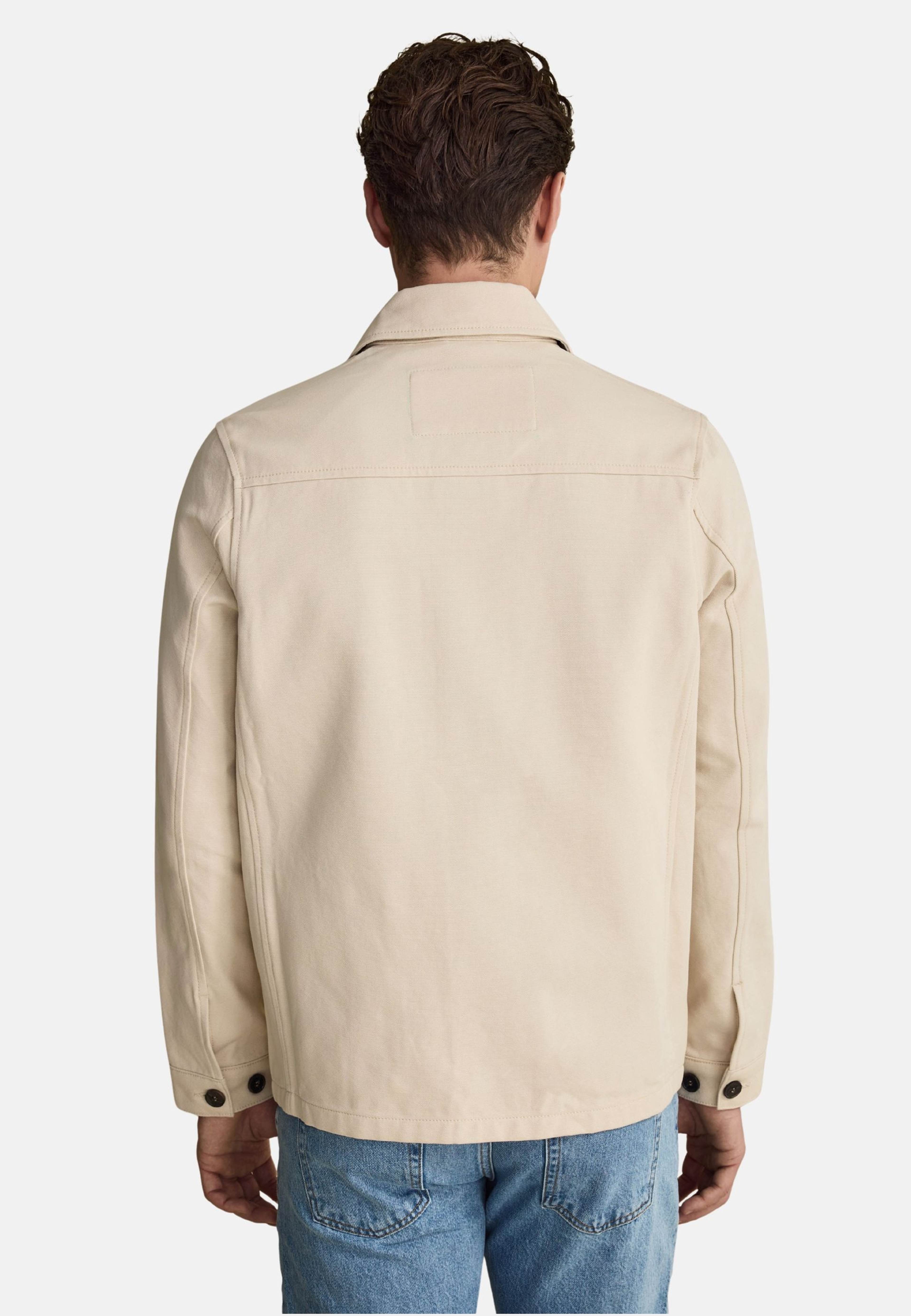 Cotton Overshirt (tommy), från John Henric, i färgen beige. Klicka för att öppna bilden i stort format