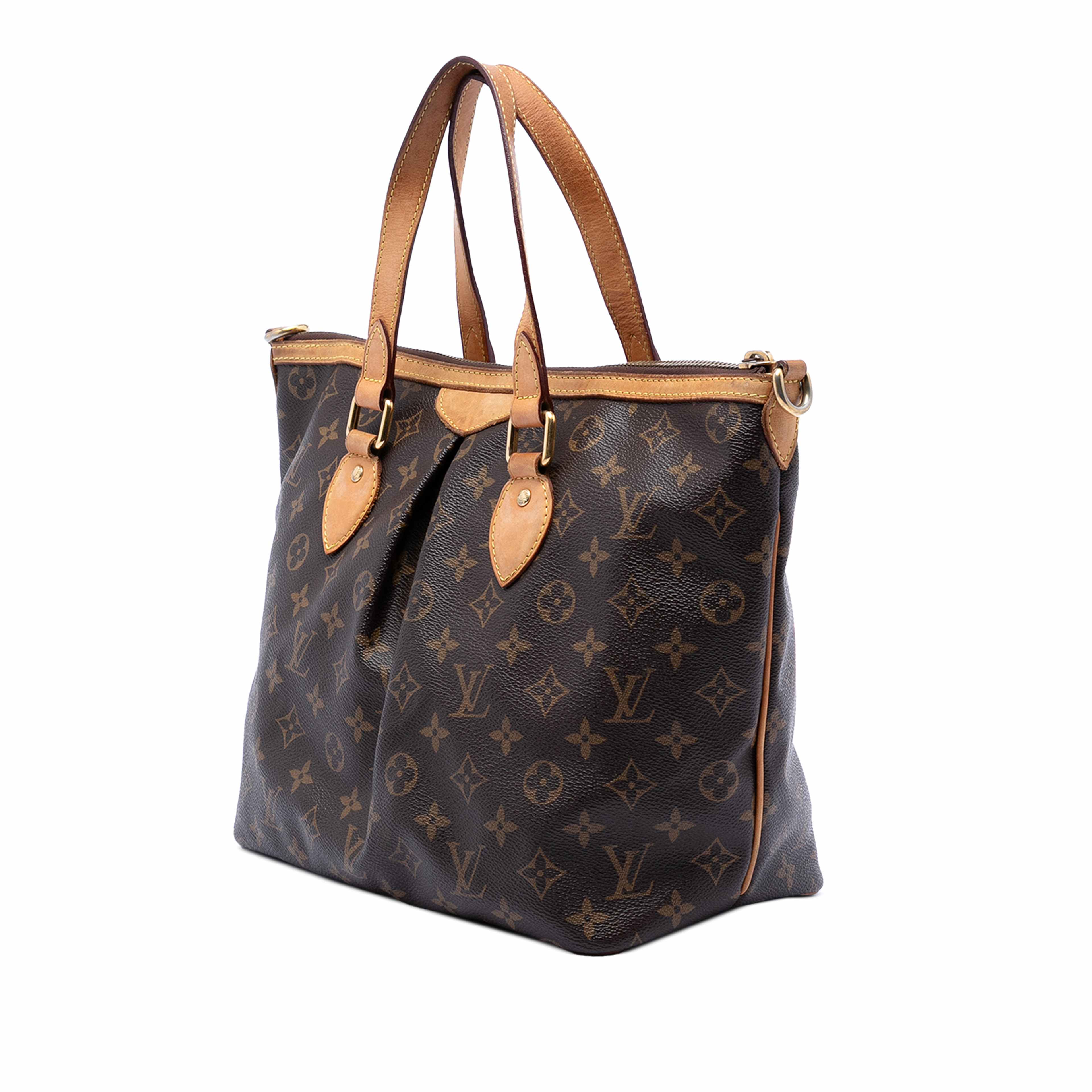 Louis Vuitton Monogram Palermo Pm, från Luxclusif, i färgen brun. Klicka för att öppna bilden i stort format