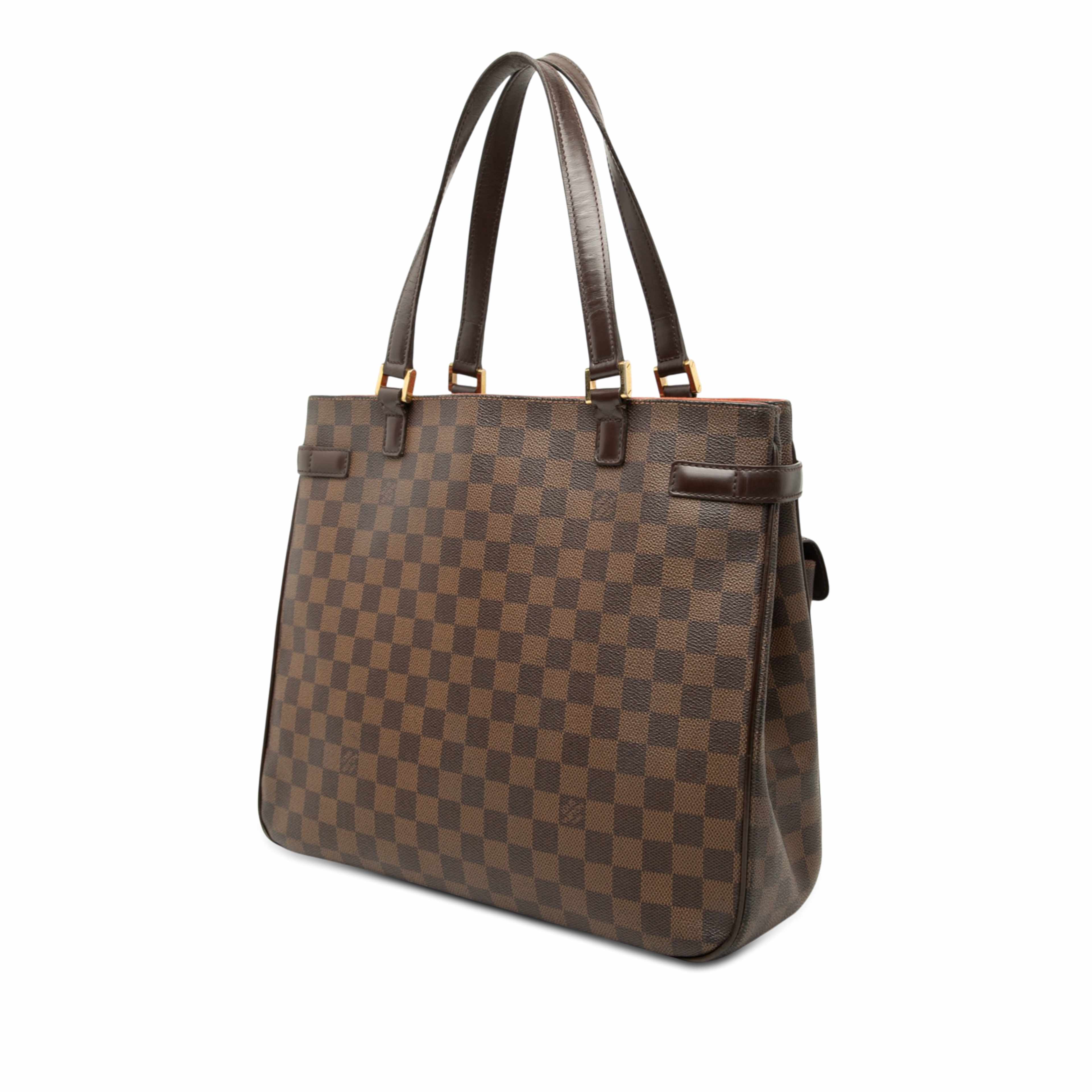 Louis Vuitton Damier Ebene Uzes, från Luxclusif, i färgen brun. Klicka för att öppna bilden i stort format