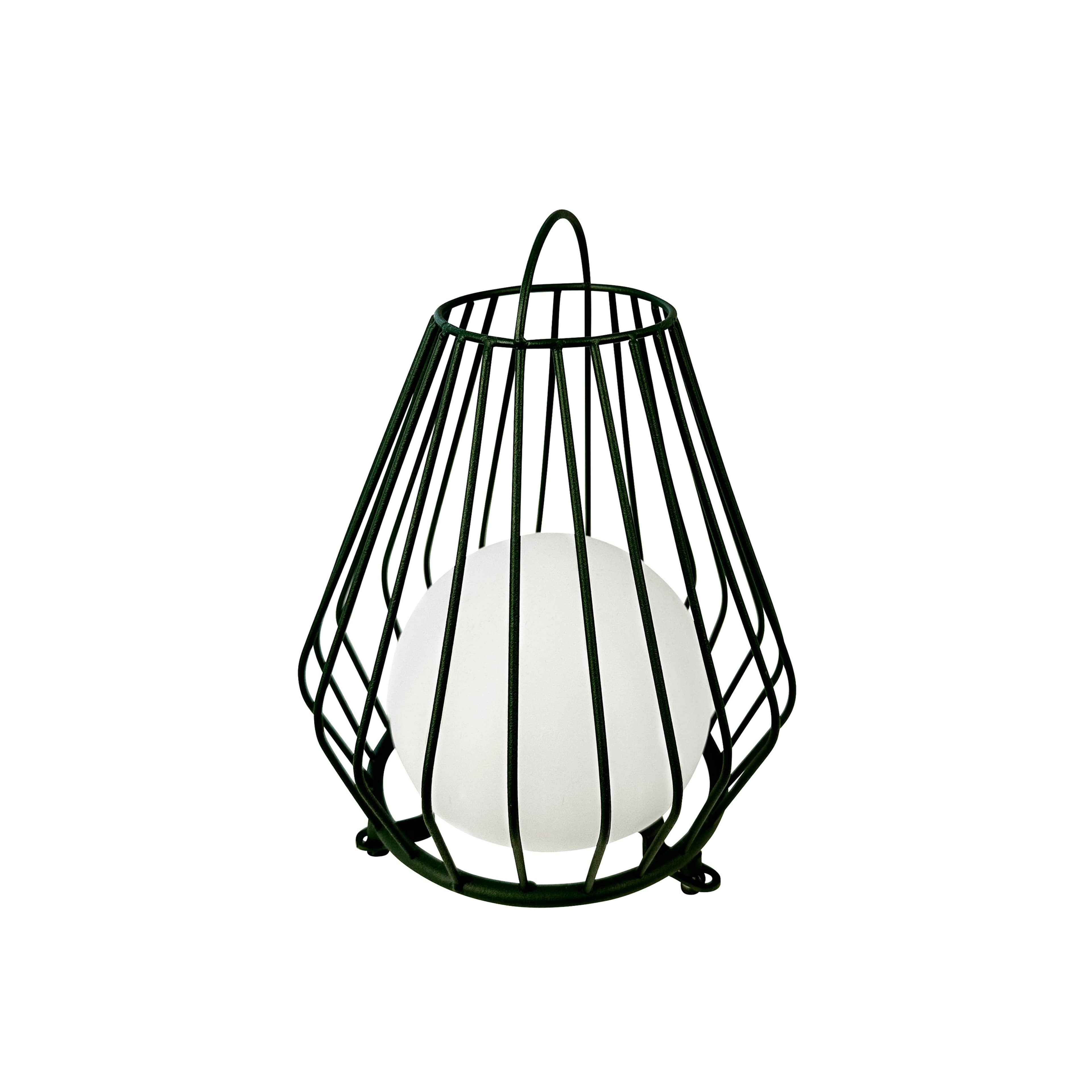 Evesham Lantern Small, från Dyberg Larsen, i färgen green. Klicka för att öppna bilden i stort format