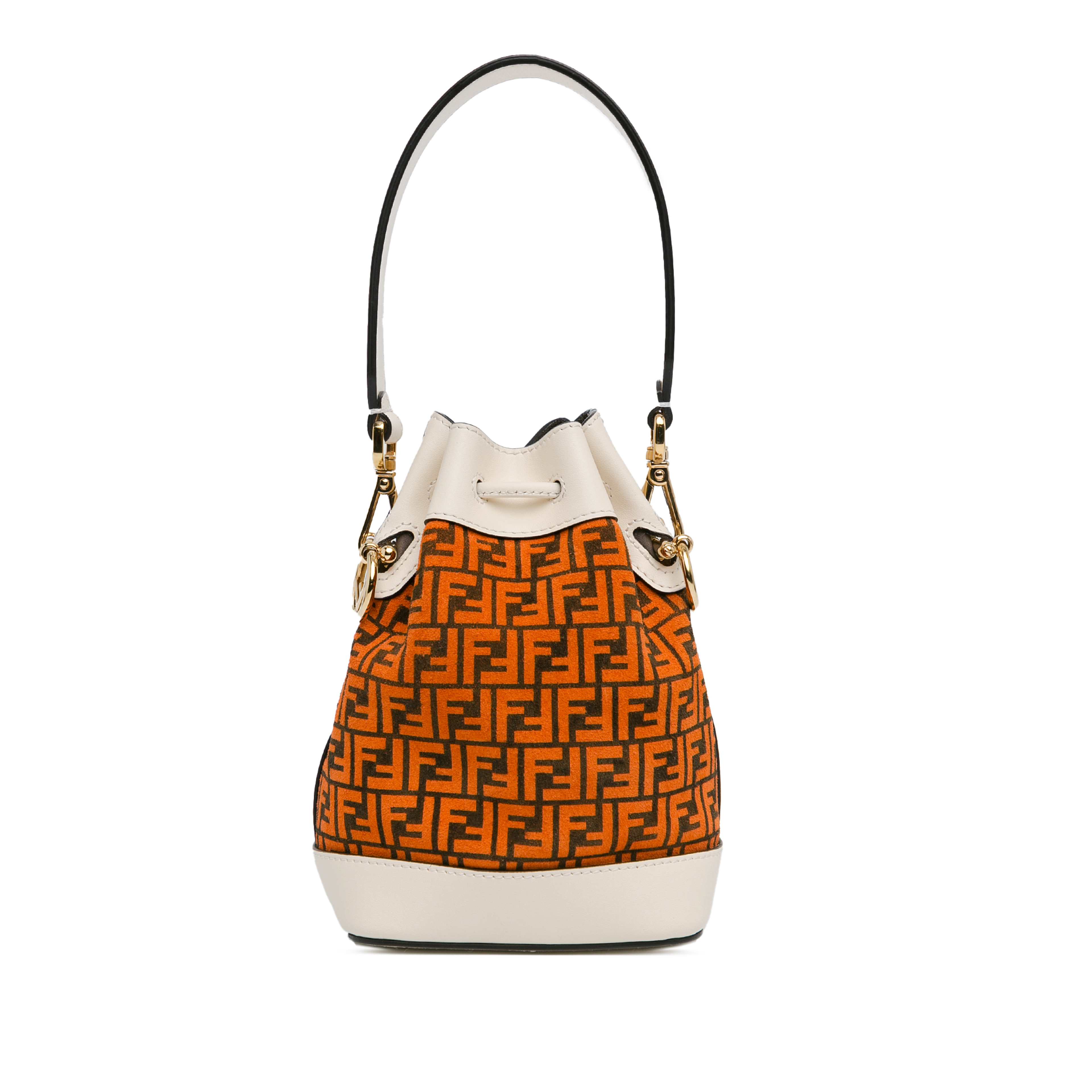 Fendi Mini Zucca Suede F Is Fendi Mon Tresor Bucket