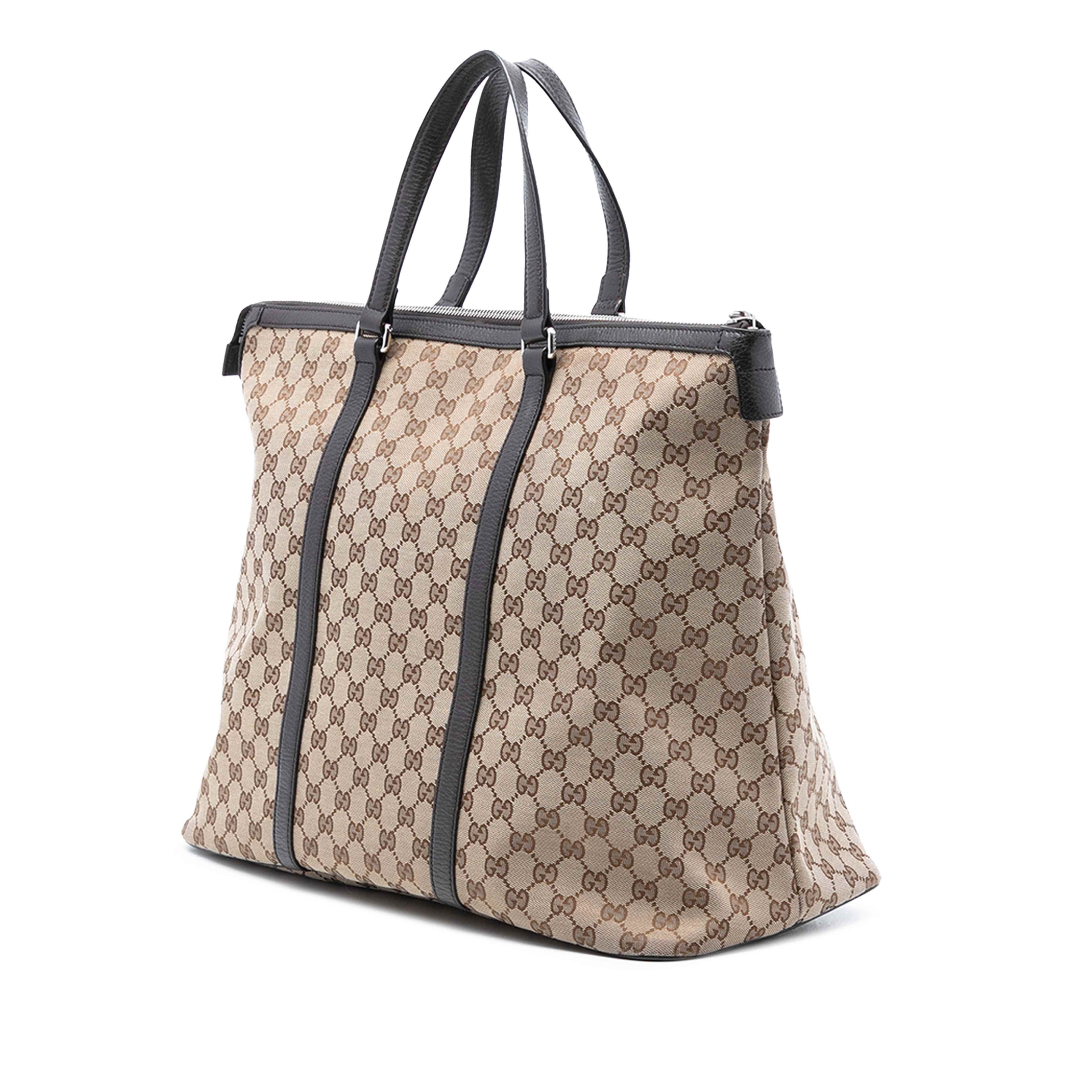 Gucci Gg Canvas Tote, från Luxclusif, i färgen beige. Klicka för att öppna bilden i stort format