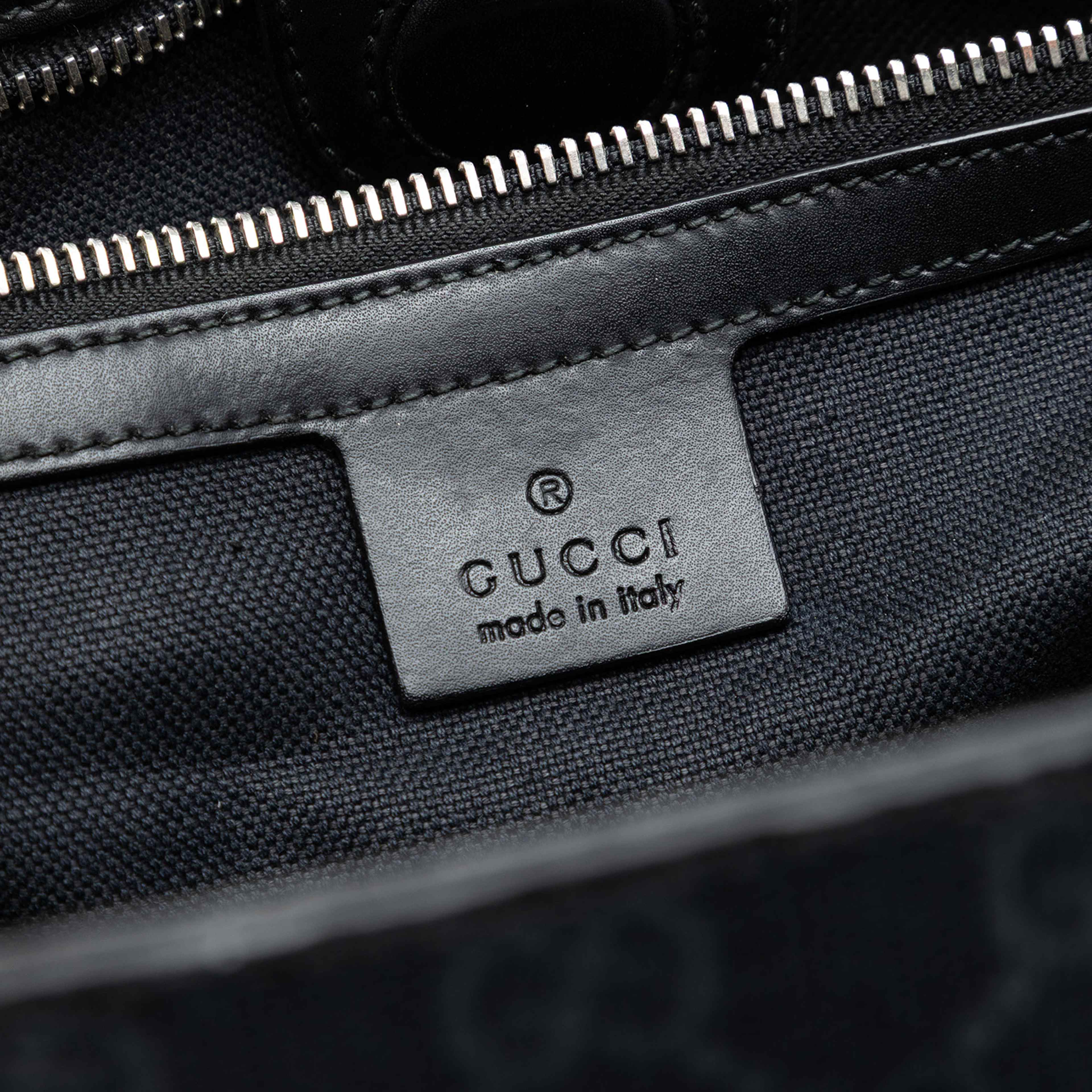 Gucci Gg Supreme Convertible Soft Tote, från Luxclusif, i färgen black. Klicka för att öppna bilden i stort format