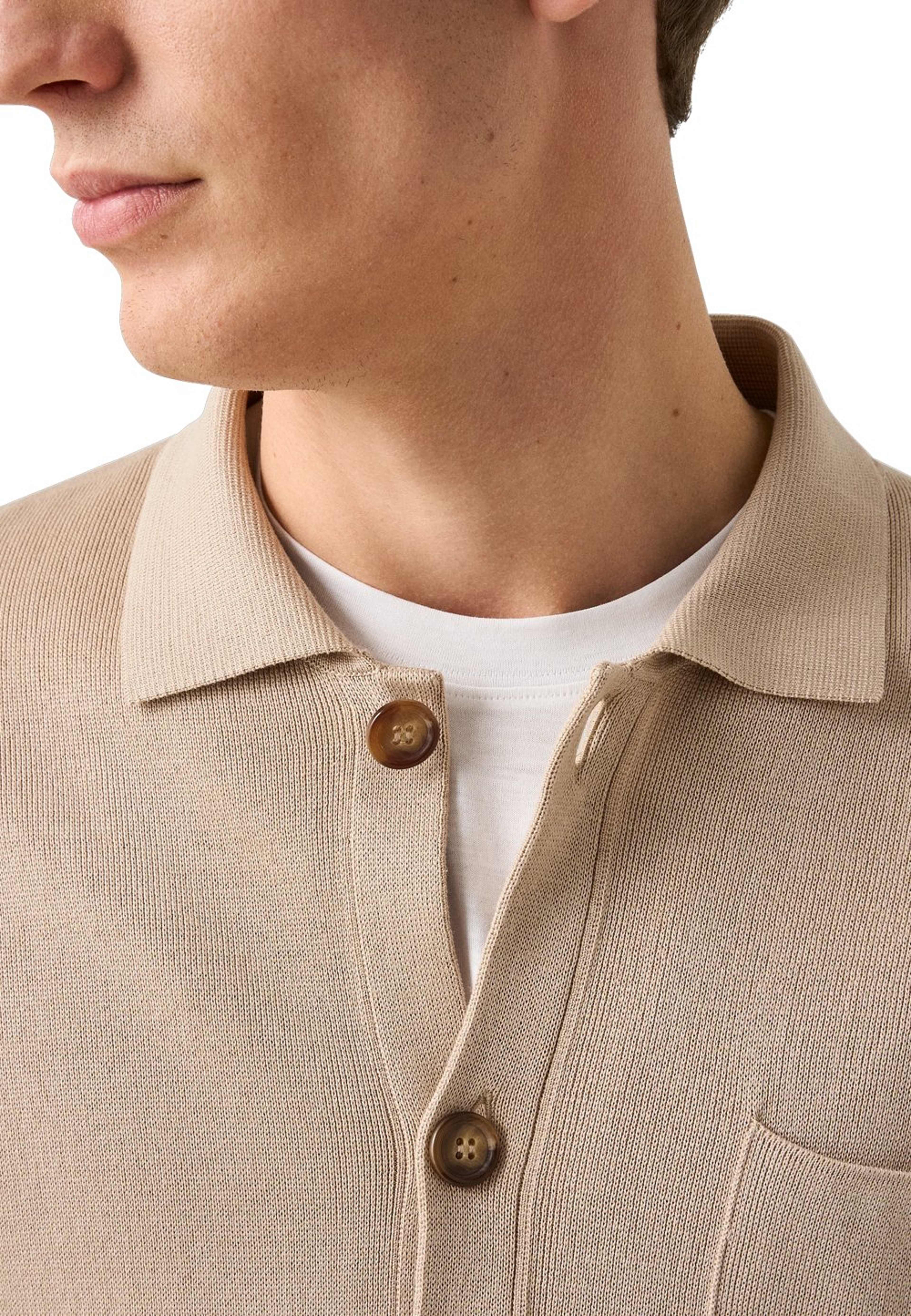 Stickad Overshirt