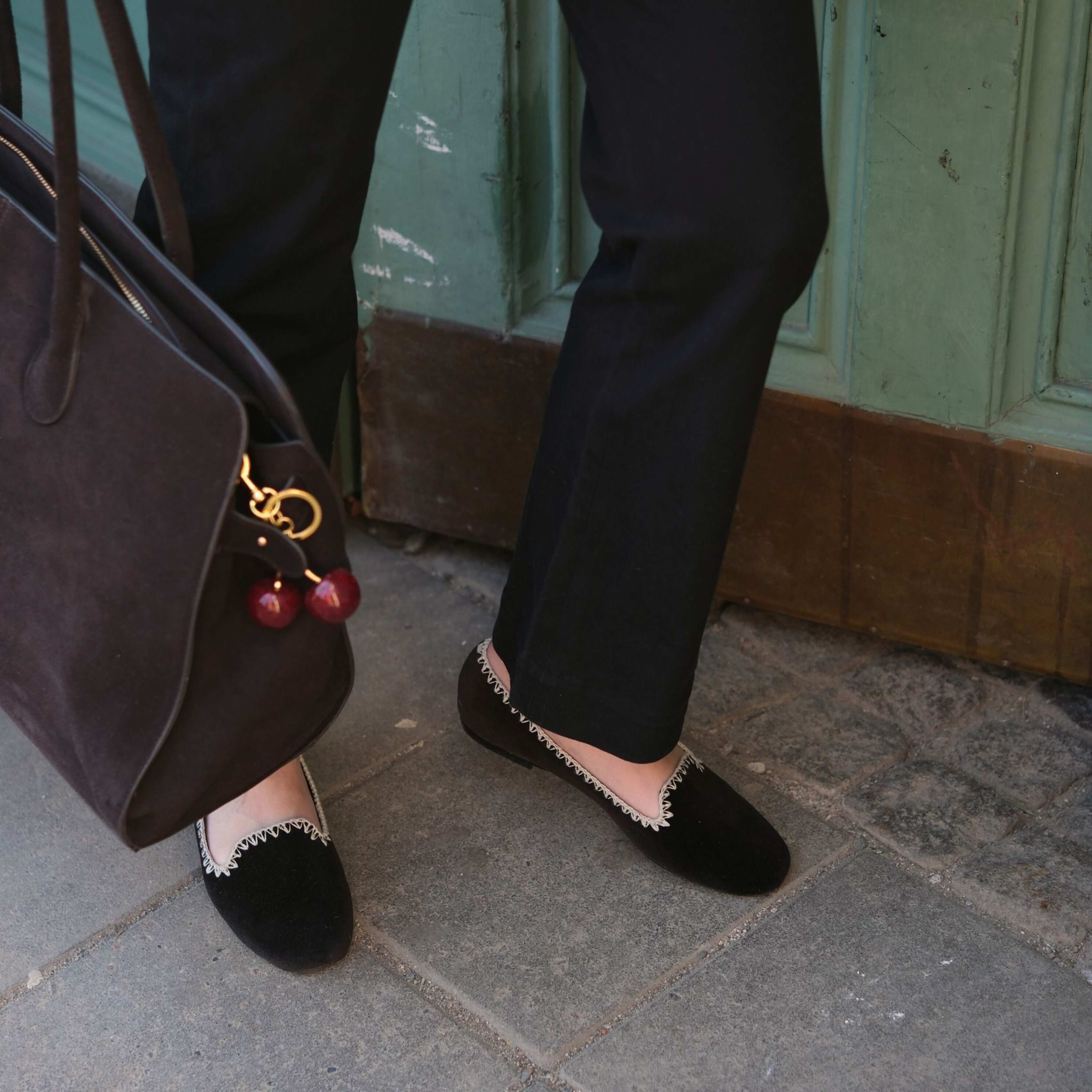 Loafer Amanda Sammet Svart, från Ailyflats, i färgen black. Klicka för att öppna bilden i stort format