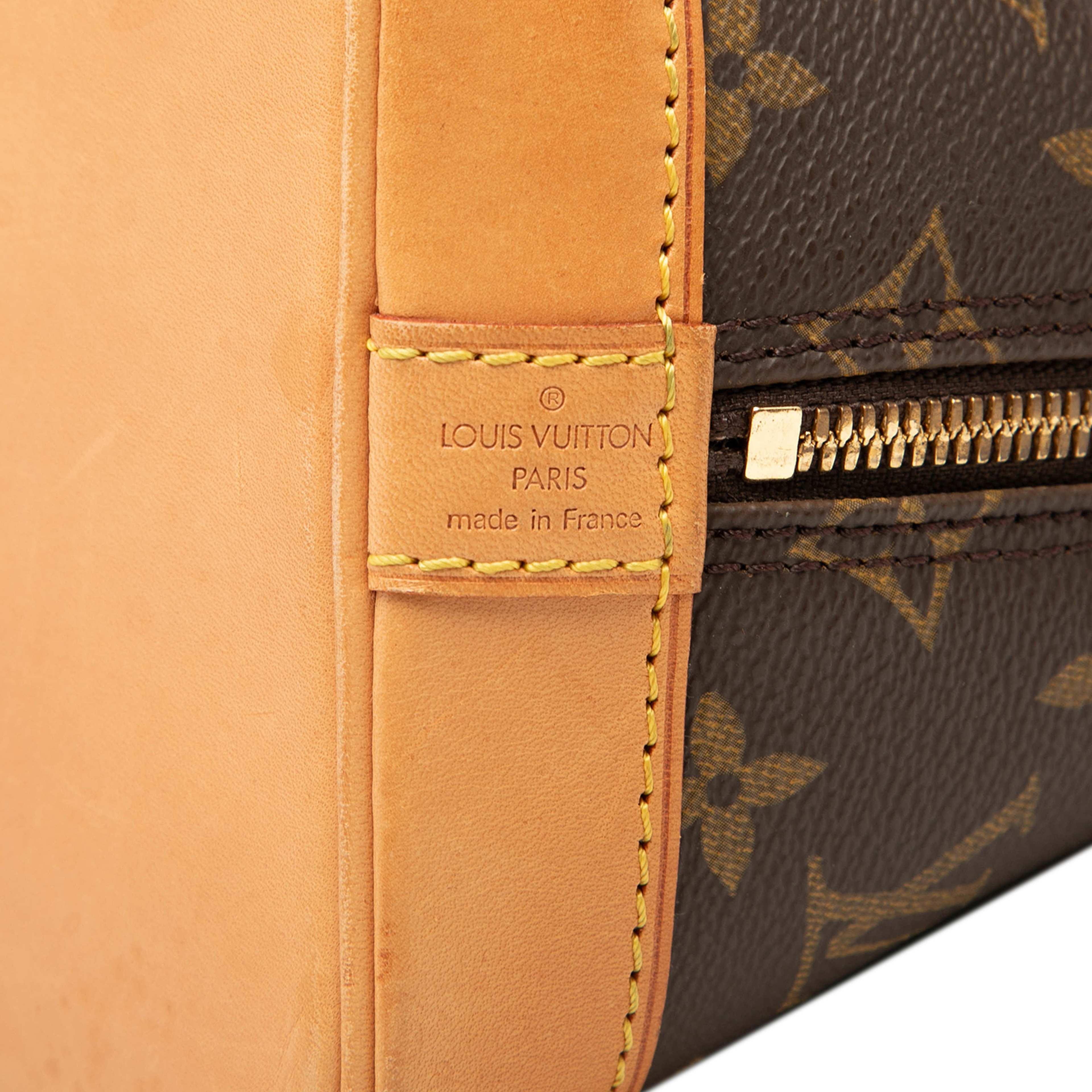 Louis Vuitton Monogram Alma Pm, från Luxclusif, i färgen brown. Klicka för att öppna bilden i stort format