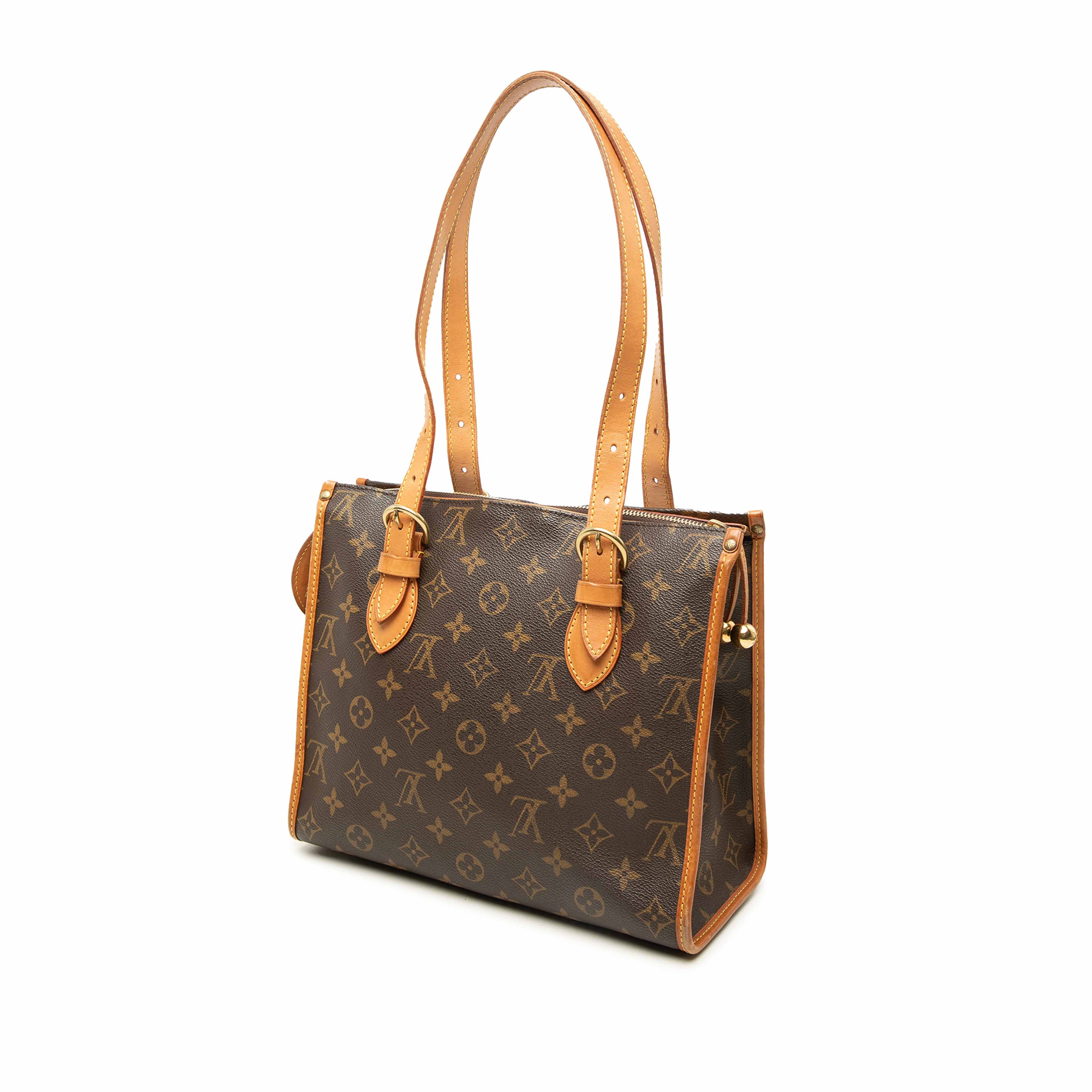 Louis Vuitton Monogram Popincourt Haut, från Luxclusif, i färgen brun. Klicka för att öppna bilden i stort format
