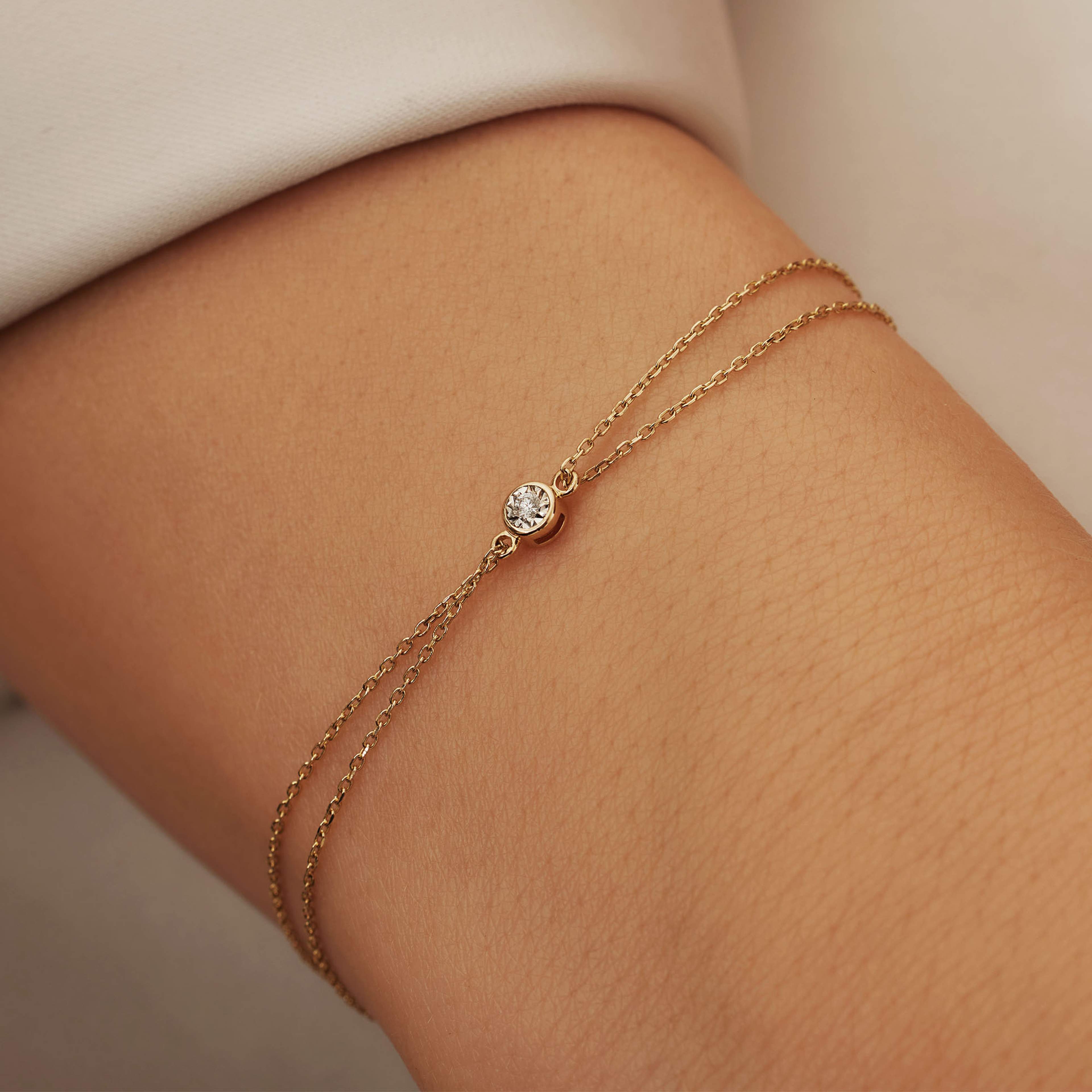 De La Paix 14 Karat Guld Armband