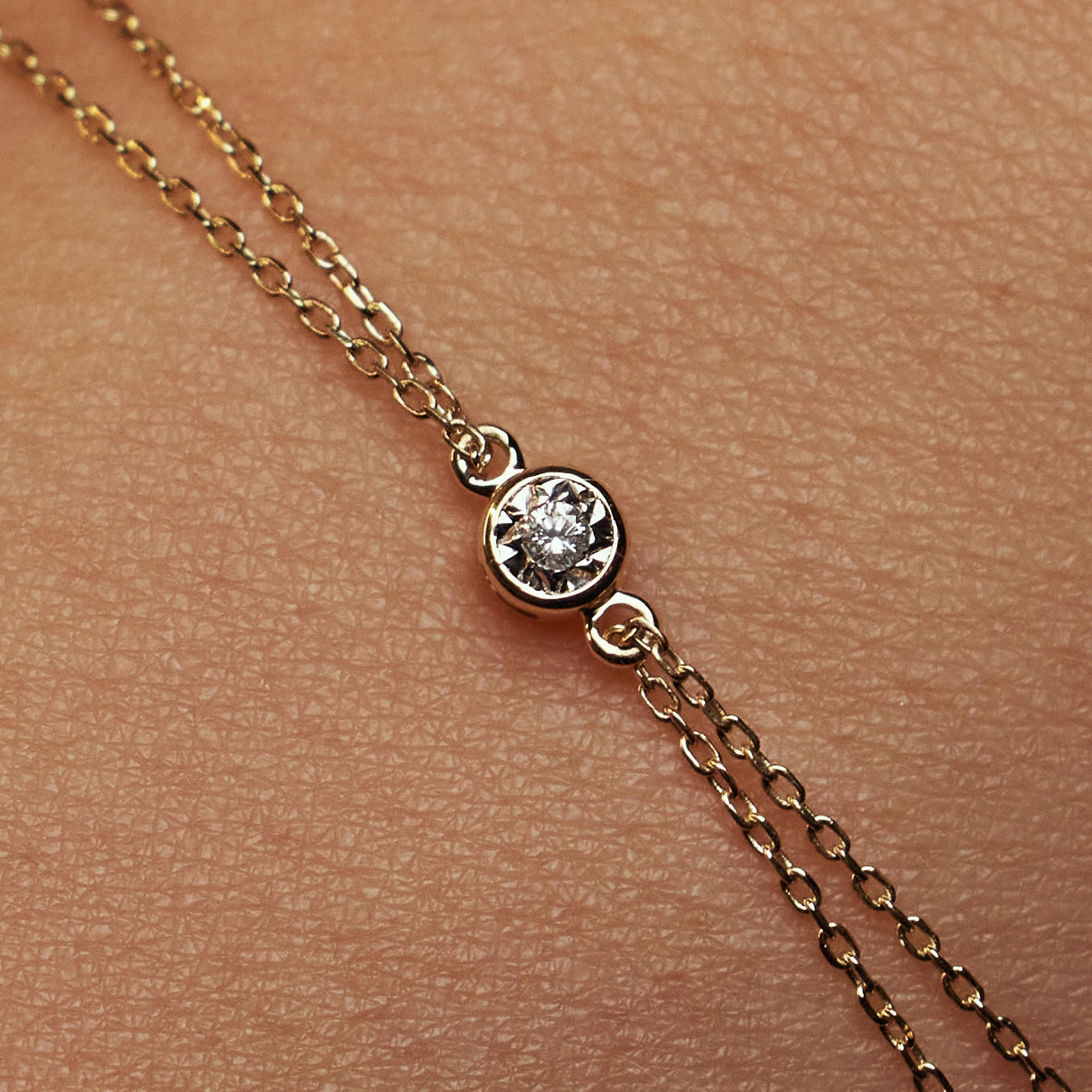 De La Paix 14 Karat Guld Armband