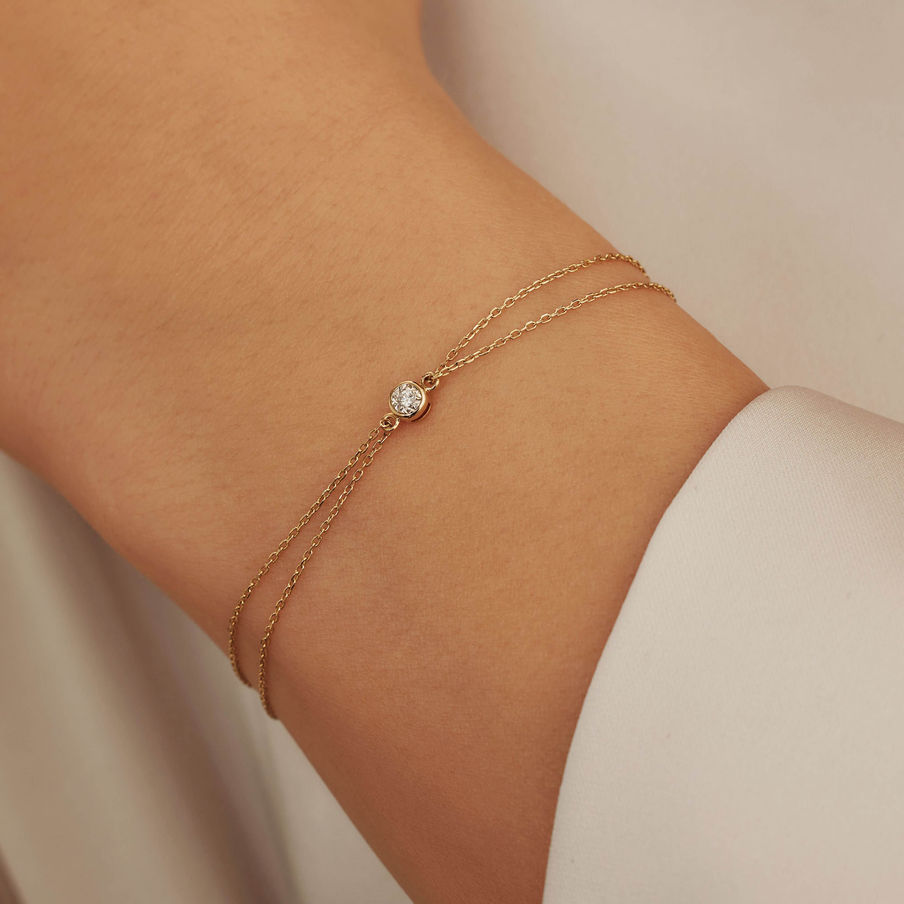 De La Paix 14 Karat Guld Armband