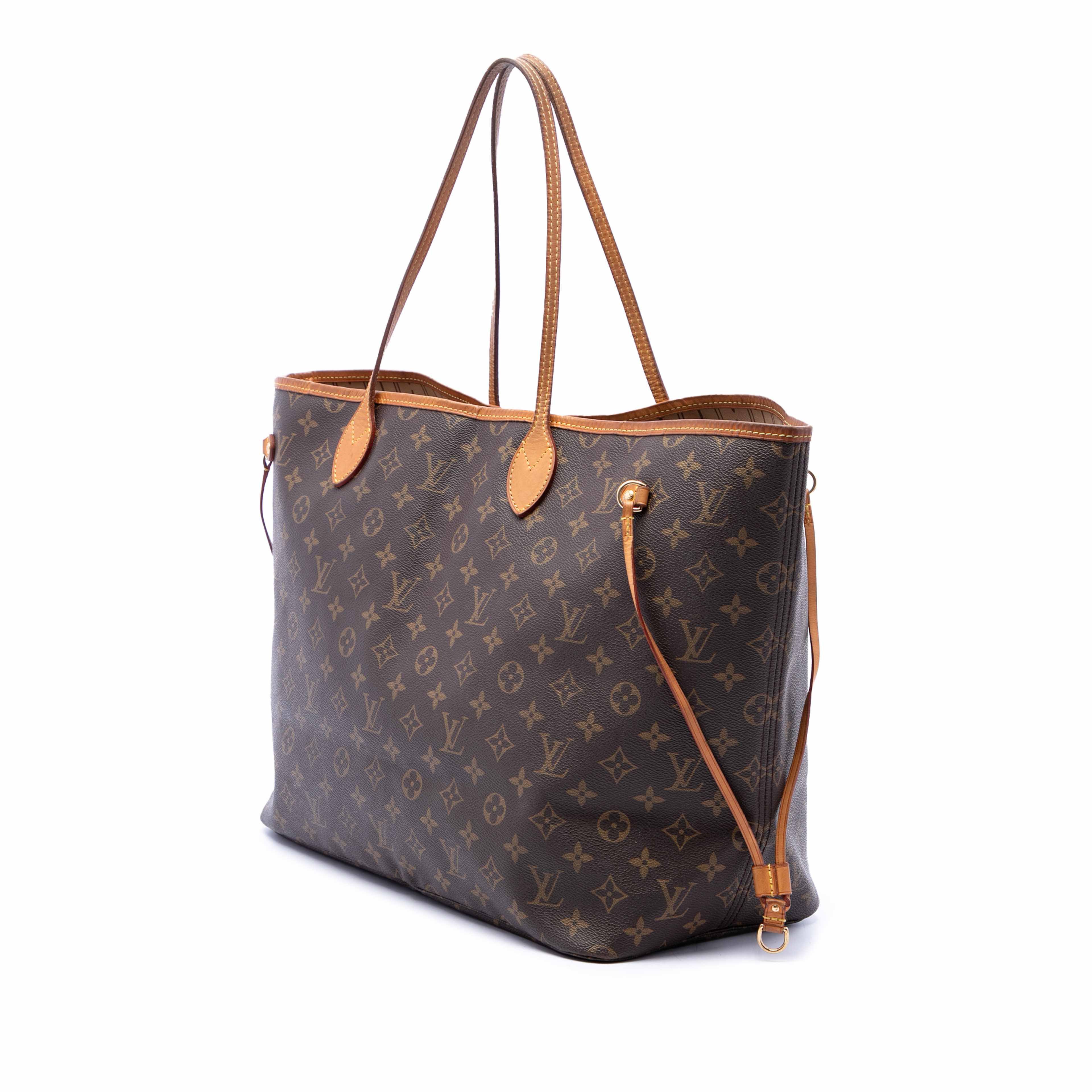 Louis Vuitton Monogram Neverfull Gm, från Luxclusif, i färgen brun. Klicka för att öppna bilden i stort format