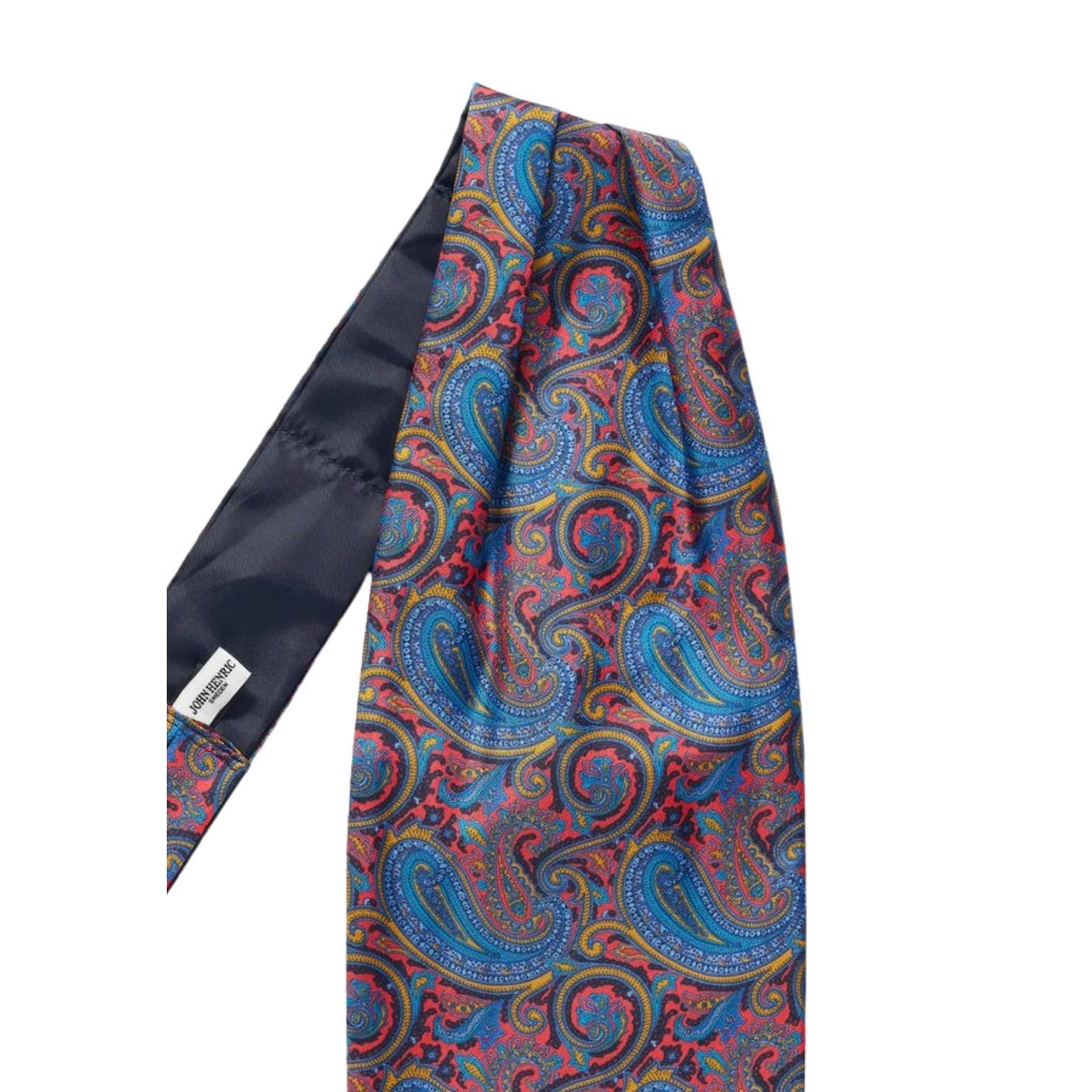 Silk Single Pointed Ascot Paisley