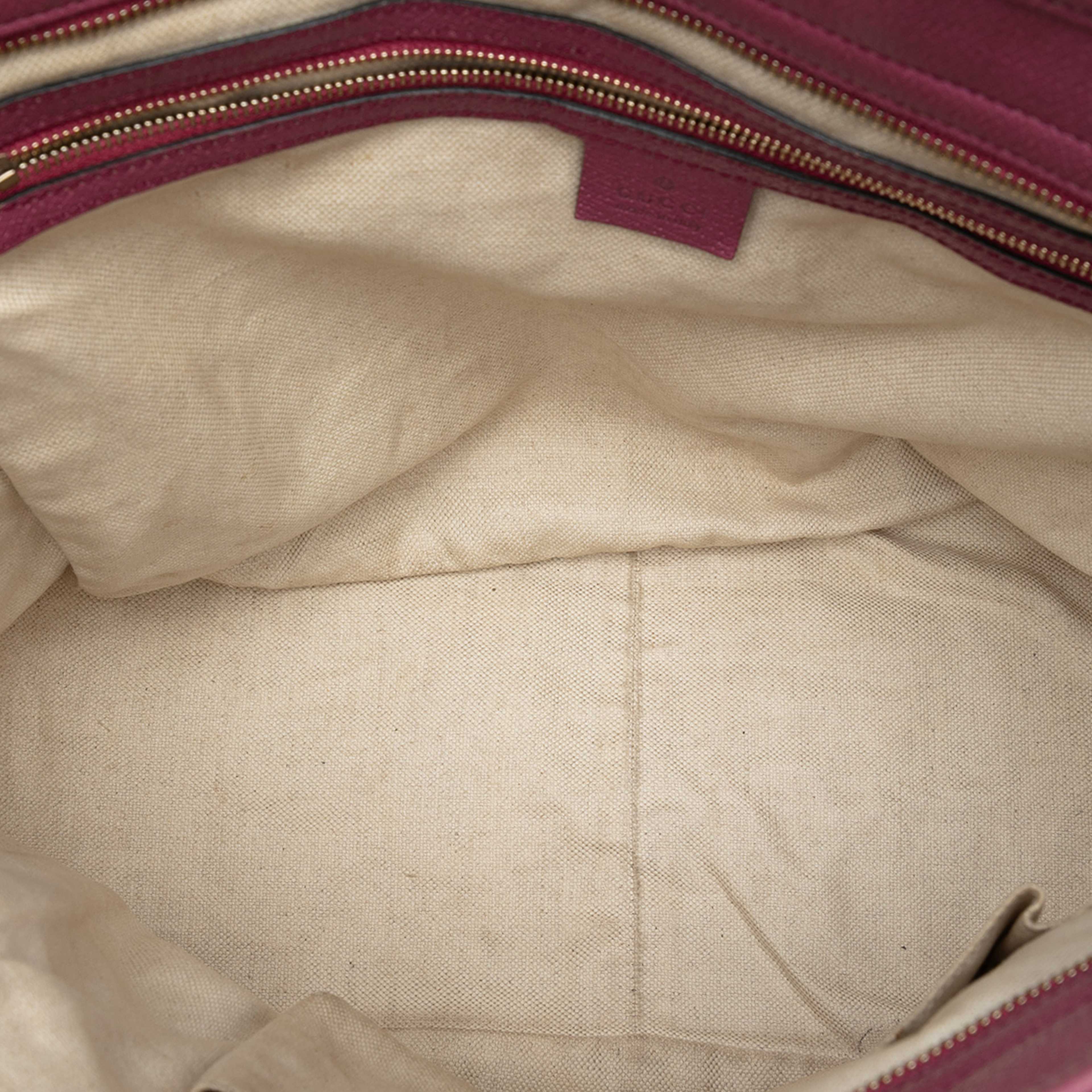 Gucci Gg Canvas Bree Tote, från Luxclusif, i färgen beige. Klicka för att öppna bilden i stort format