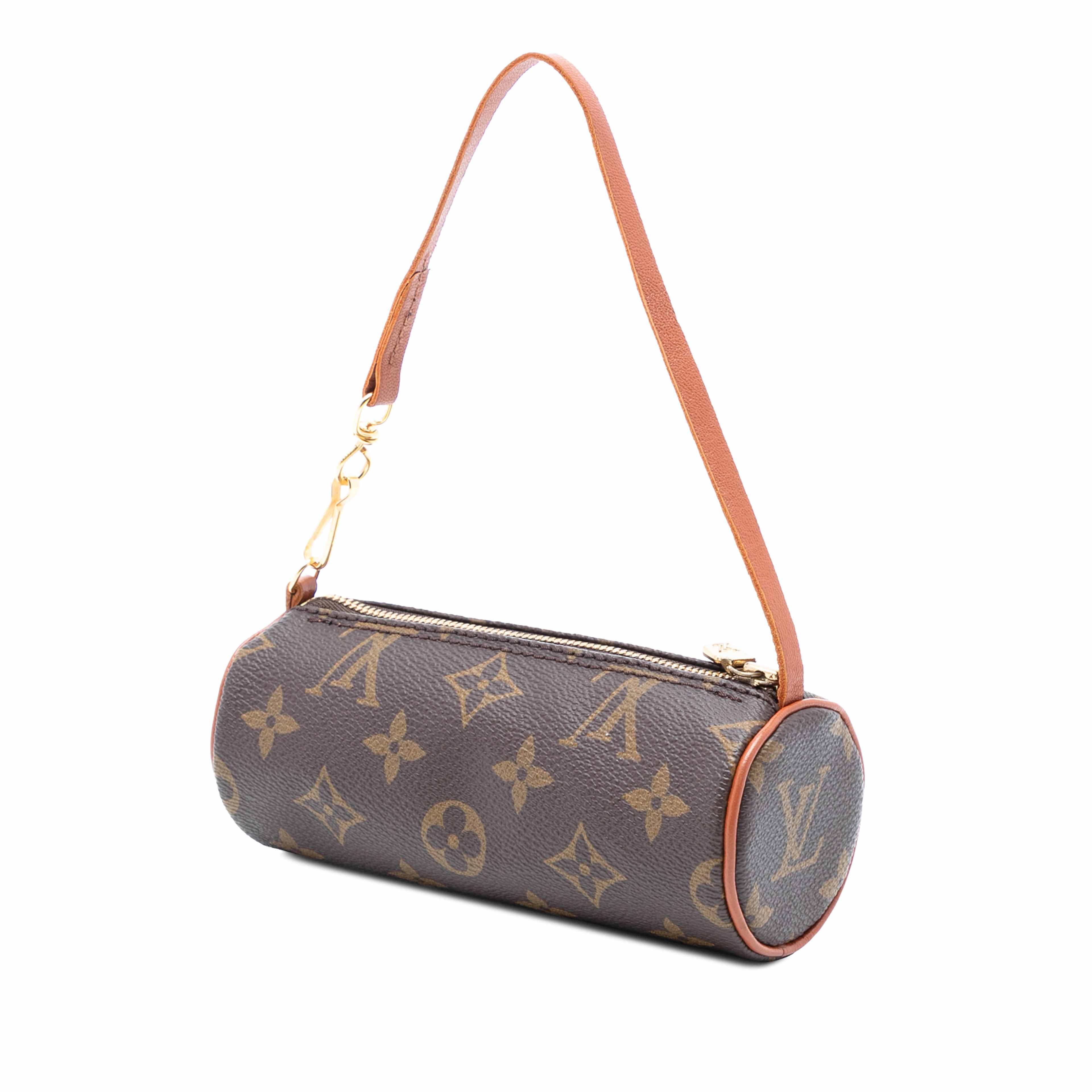 Louis Vuitton Monogram Papillon Pochette, från Luxclusif, i färgen brown. Klicka för att öppna bilden i stort format