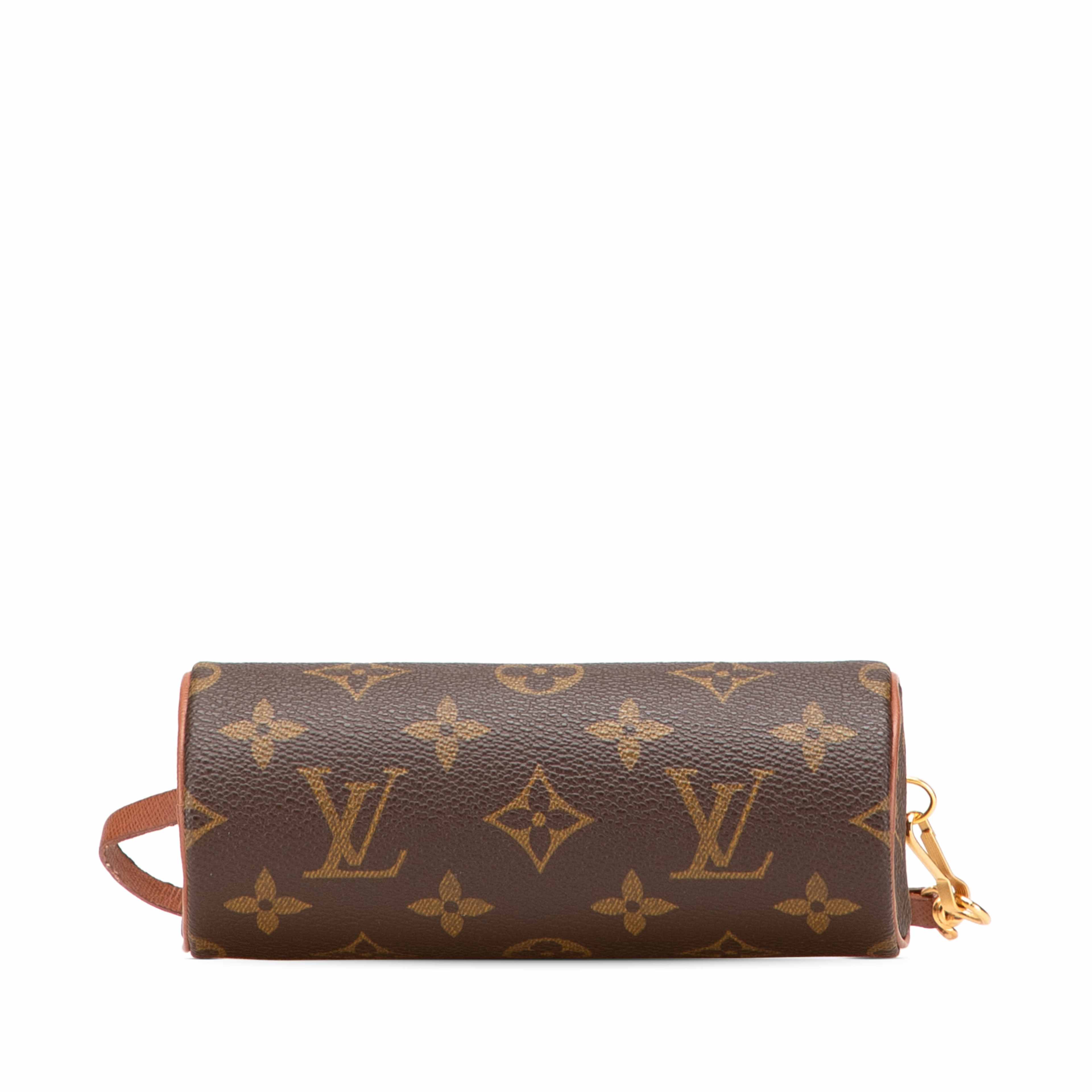 Louis Vuitton Monogram Papillon Pochette, från Luxclusif, i färgen brown. Klicka för att öppna bilden i stort format