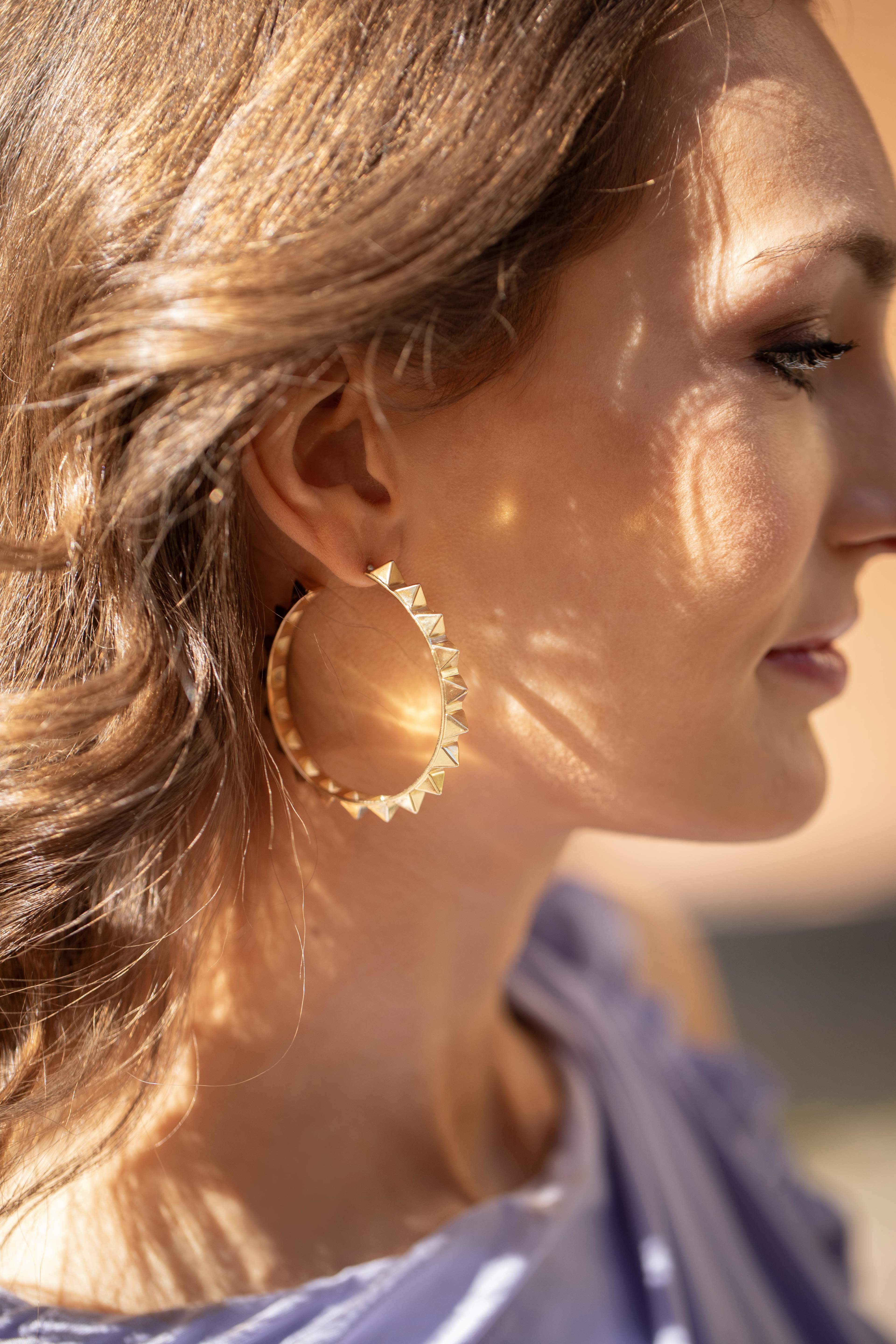 Stud Hoop Örhänge