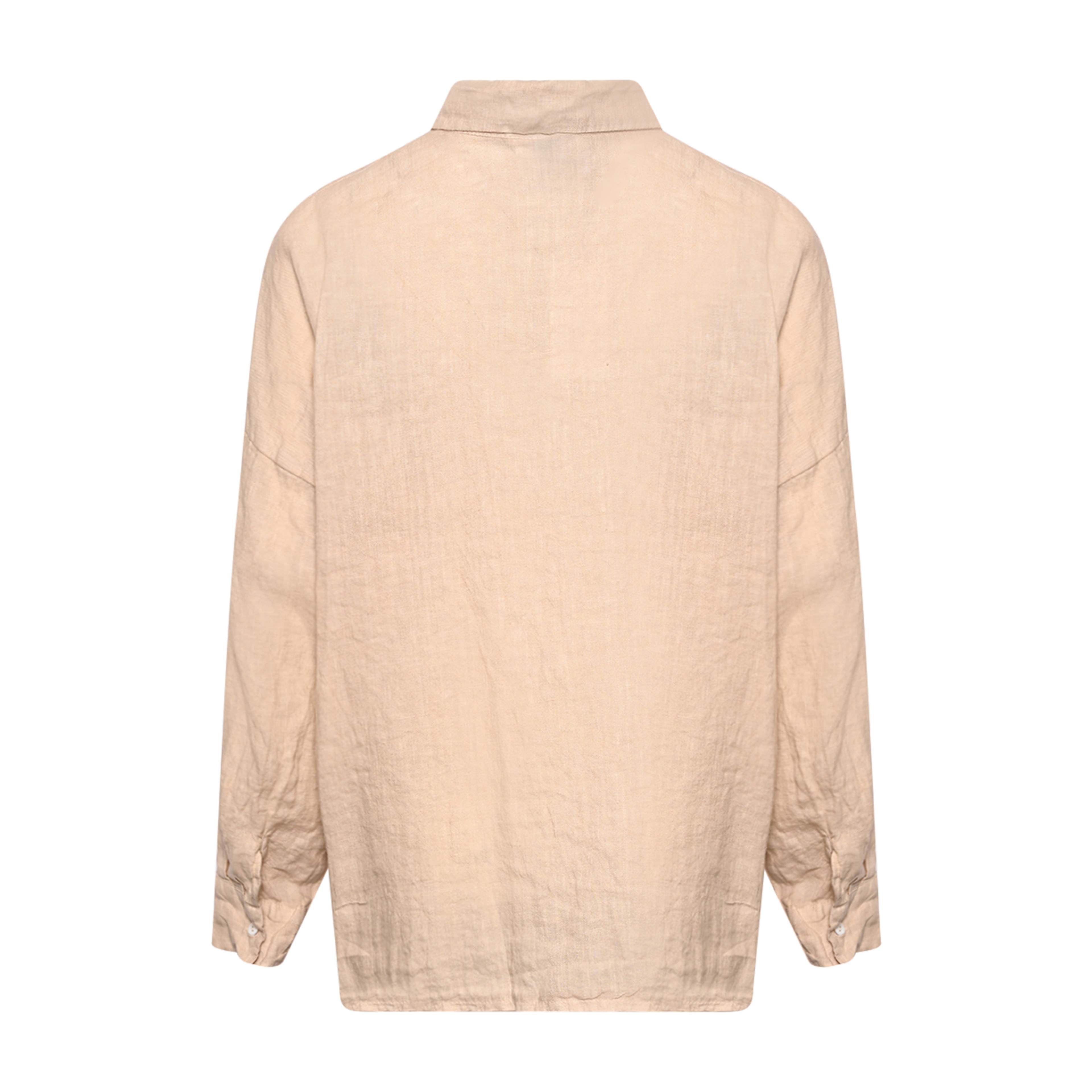 Gia, Shirt, Linen - Soft Grey