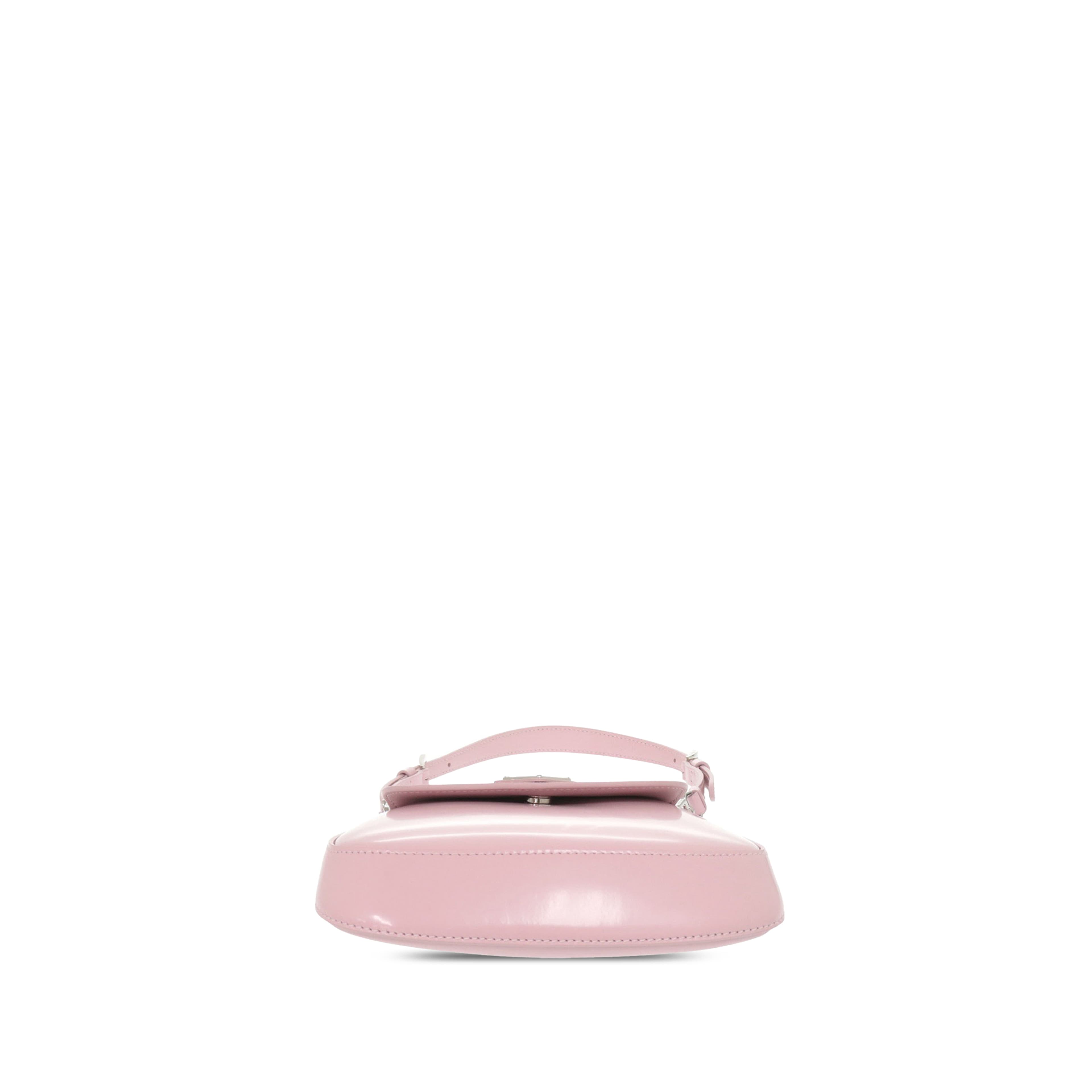 Prada Mini Brushed Leather Cleo Bag, från Luxclusif, i färgen pink. Klicka för att öppna bilden i stort format