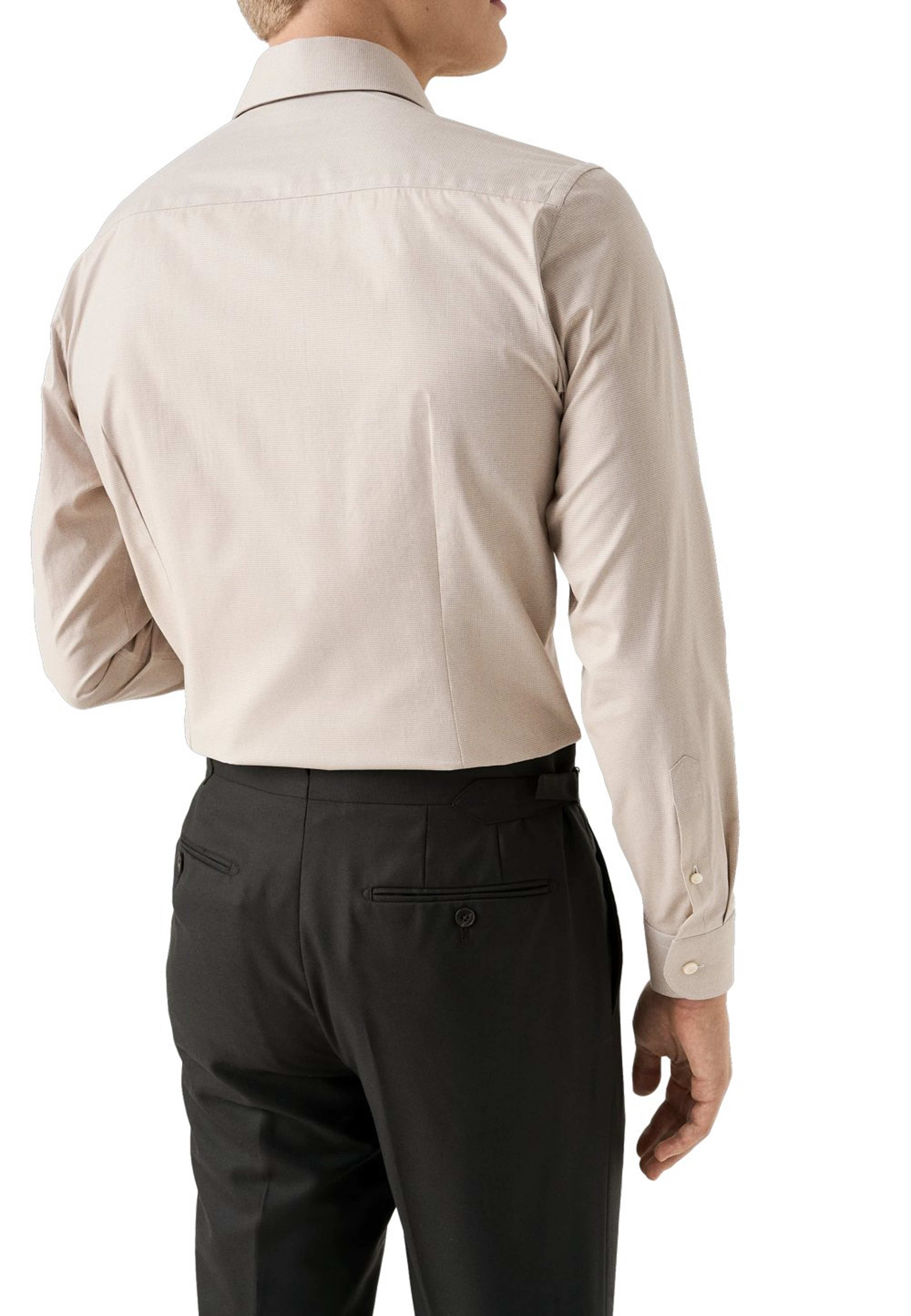 Smårutig Twillskjorta Slim Fit