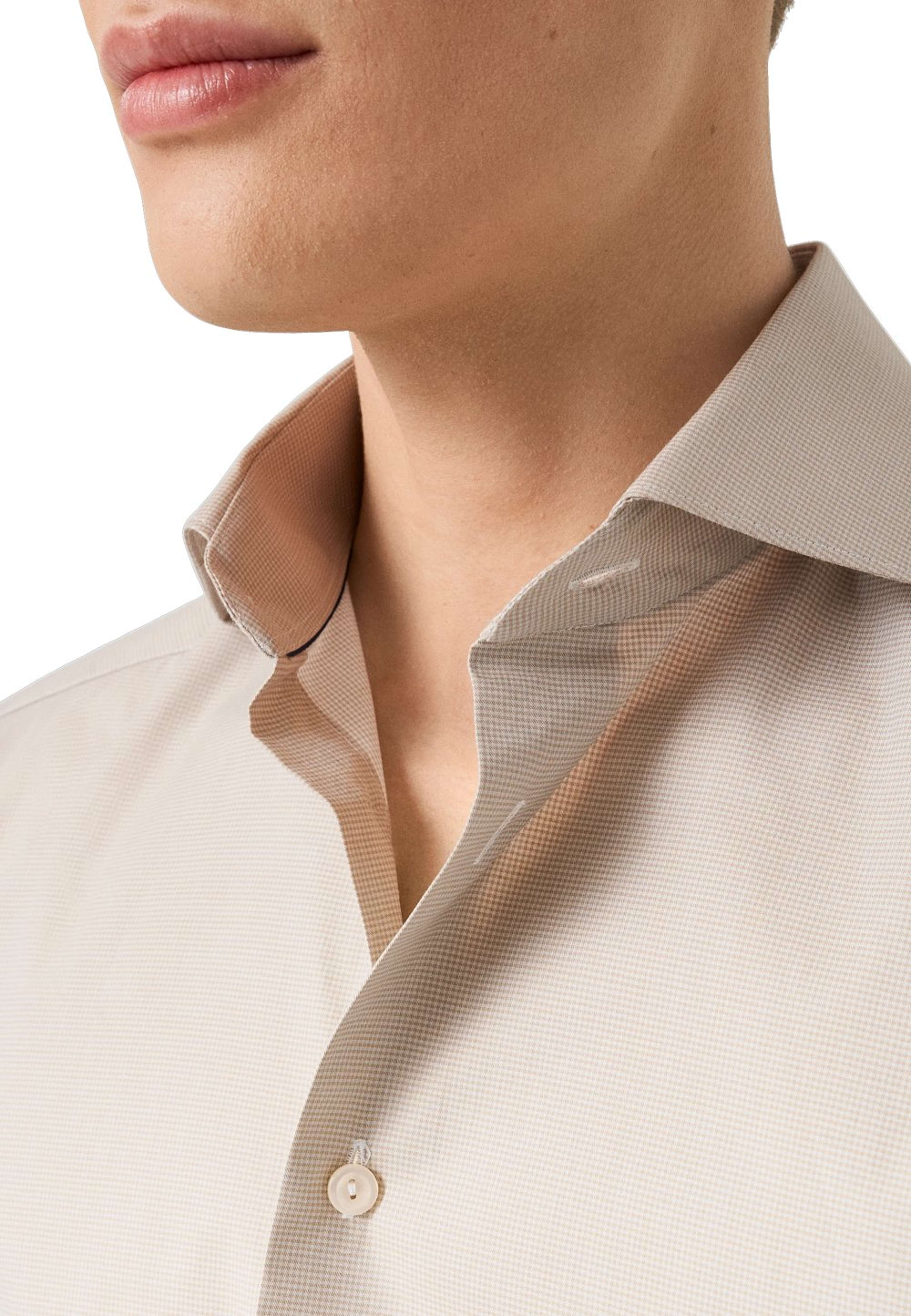 Smårutig Twillskjorta Slim Fit
