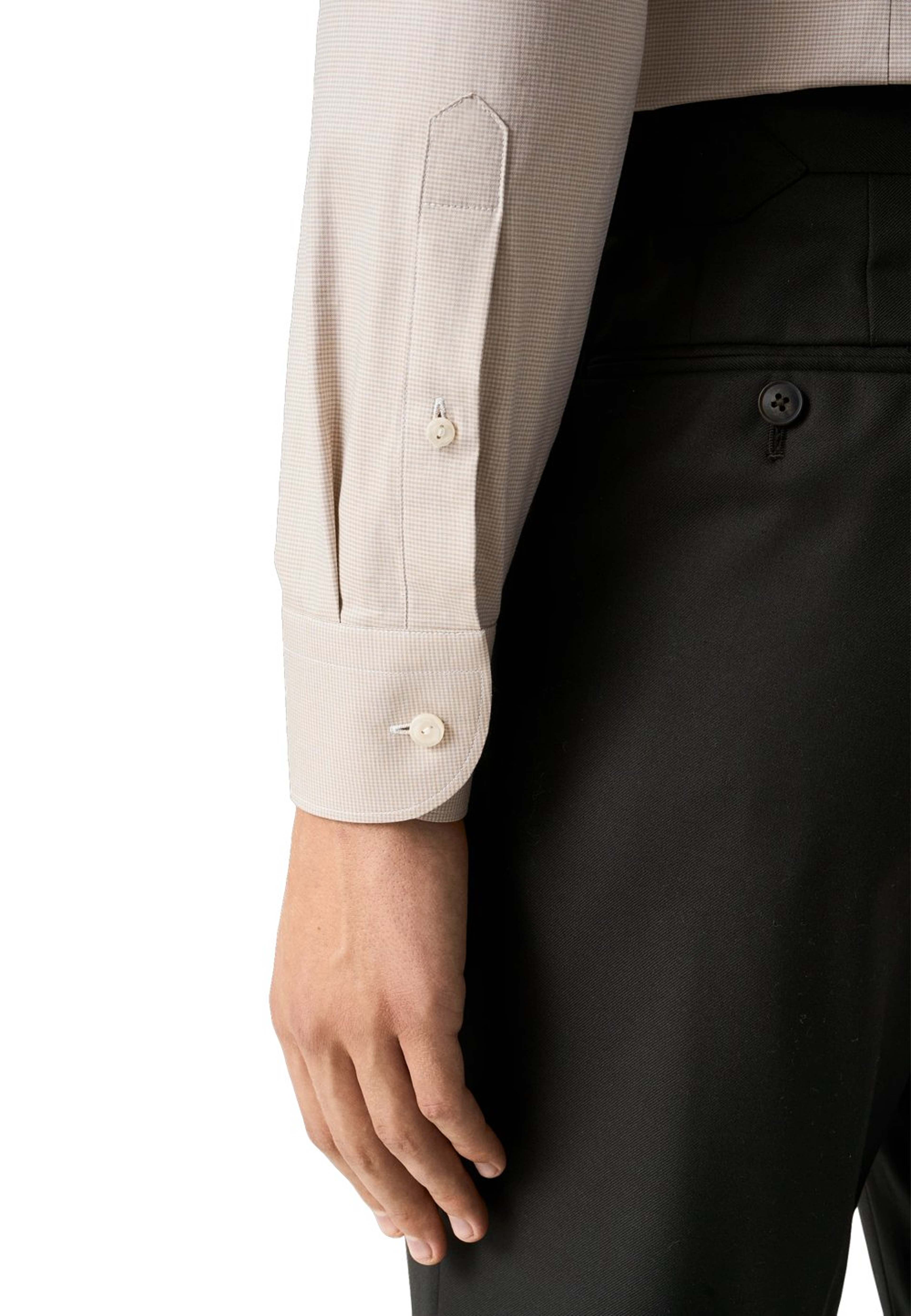 Smårutig Twillskjorta Slim Fit