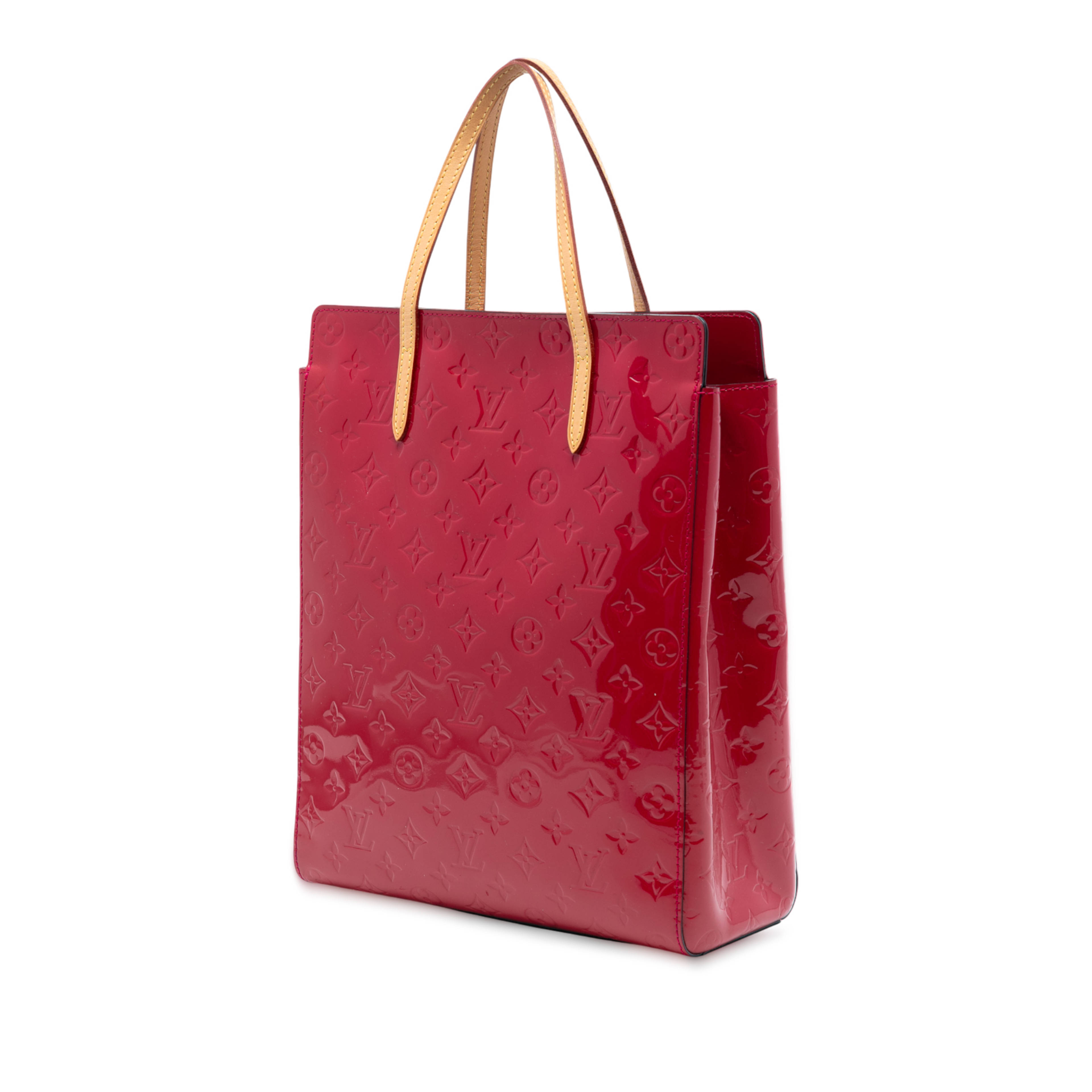 Louis Vuitton Monogram Vernis Catalina Ns, från Luxclusif, i färgen red. Klicka för att öppna bilden i stort format