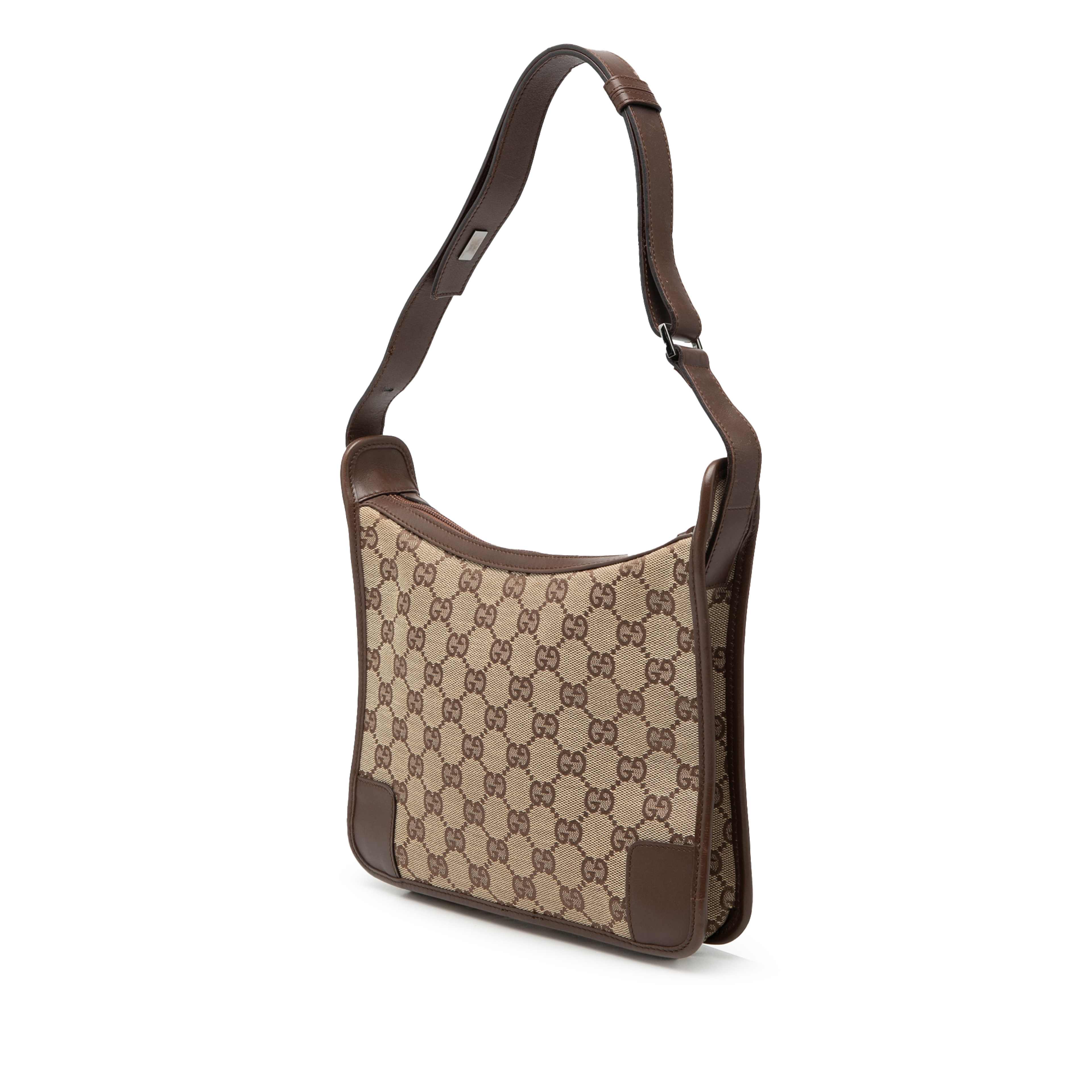 Gucci Gg Canvas Shoulder Bag, från Luxclusif, i färgen beige. Klicka för att öppna bilden i stort format