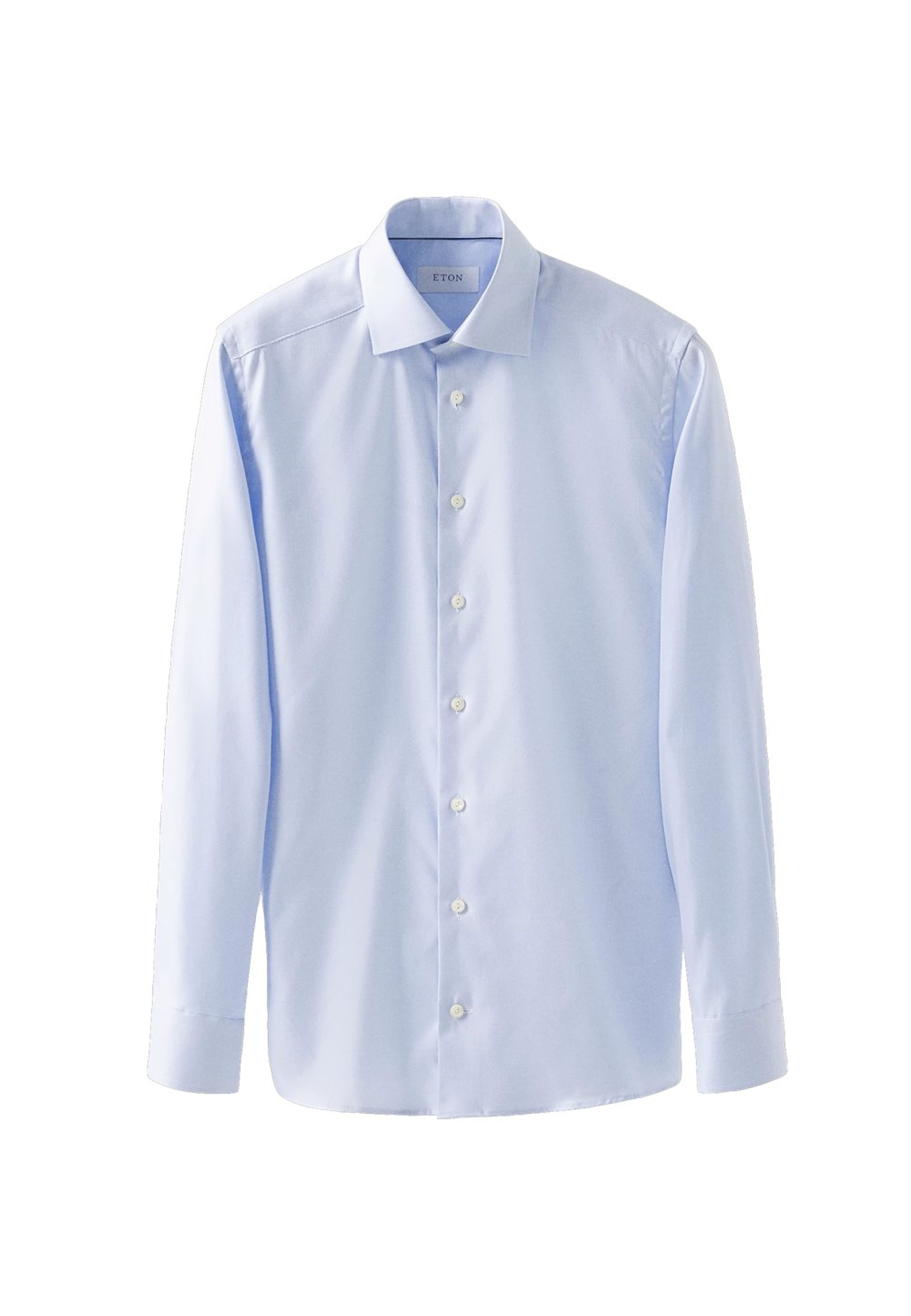 Skjorta I Texturerad Twill Contemporary Fit