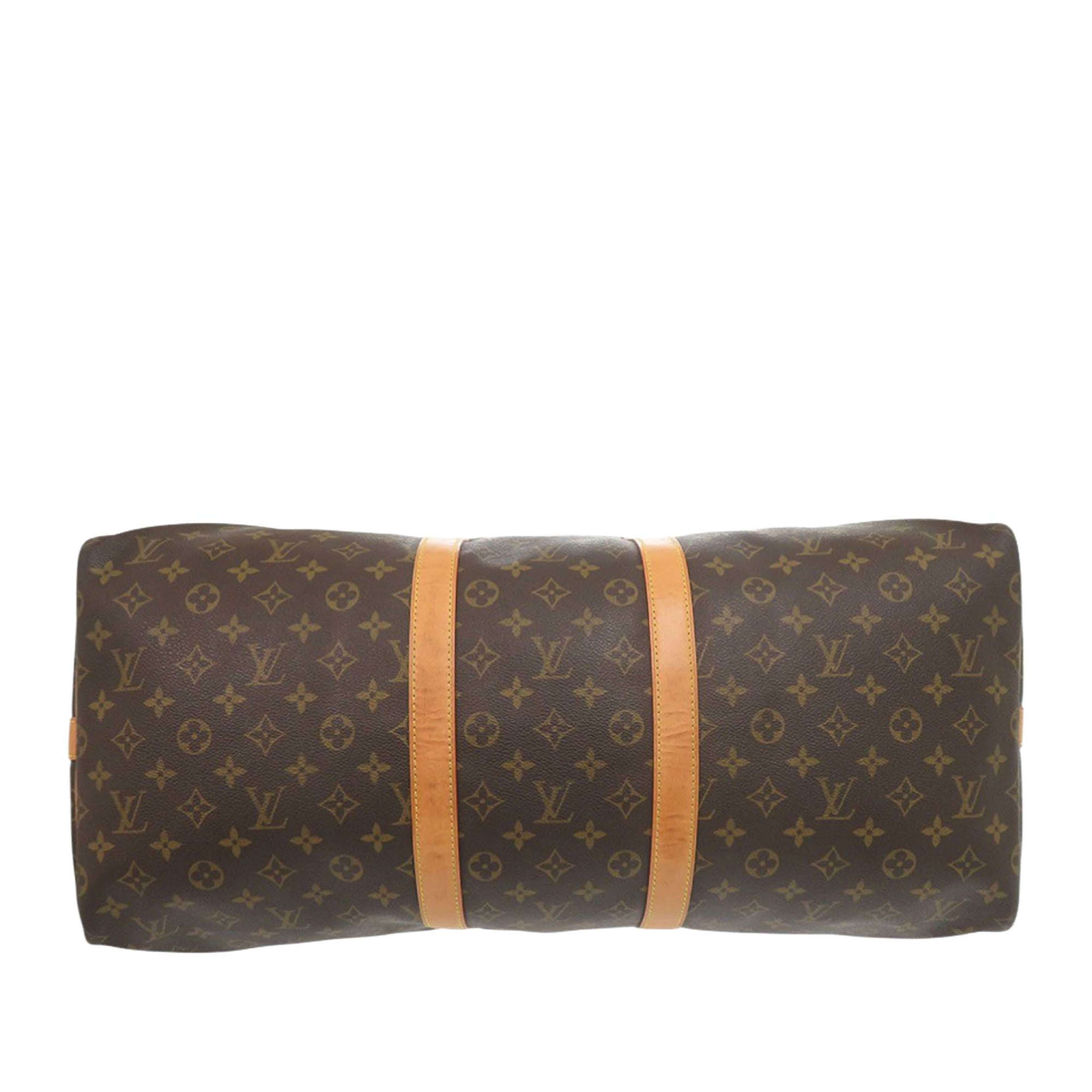 Louis Vuitton Monogram Keepall Bandouliere 55, från Luxclusif, i färgen brown. Klicka för att öppna bilden i stort format