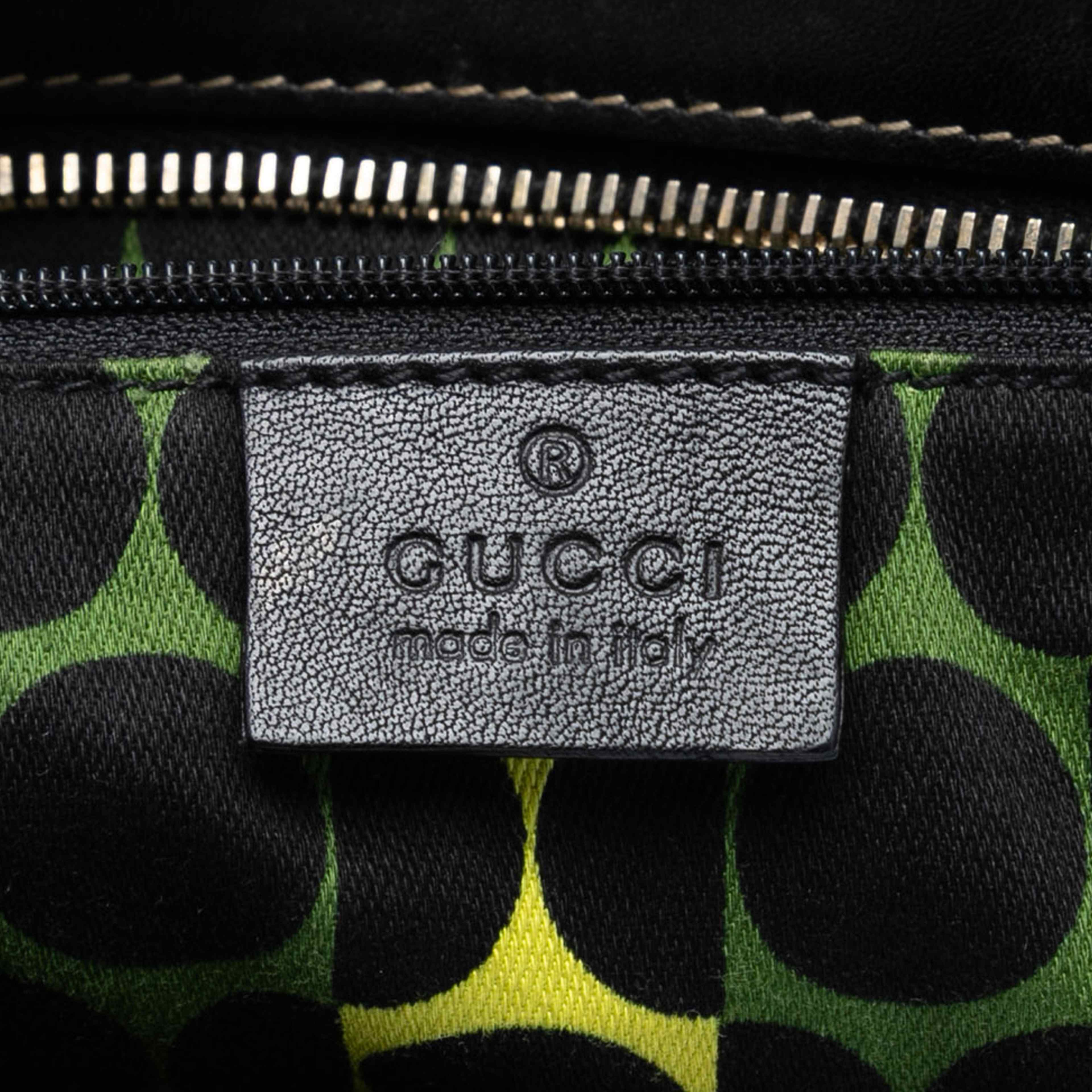 Gucci Leather Duchessa Tote, från Luxclusif, i färgen black. Klicka för att öppna bilden i stort format