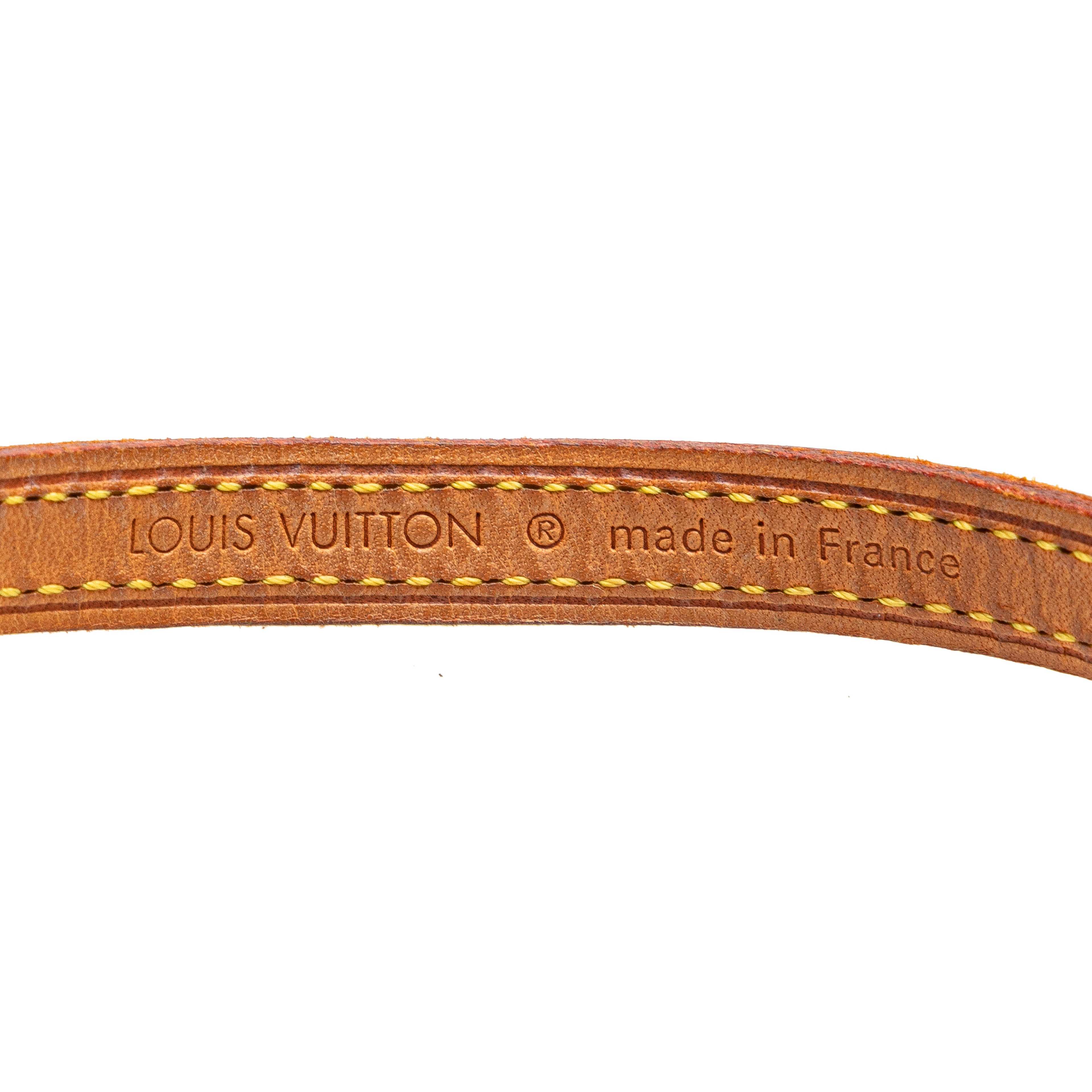Louis Vuitton Leather Flower Lexington Choker