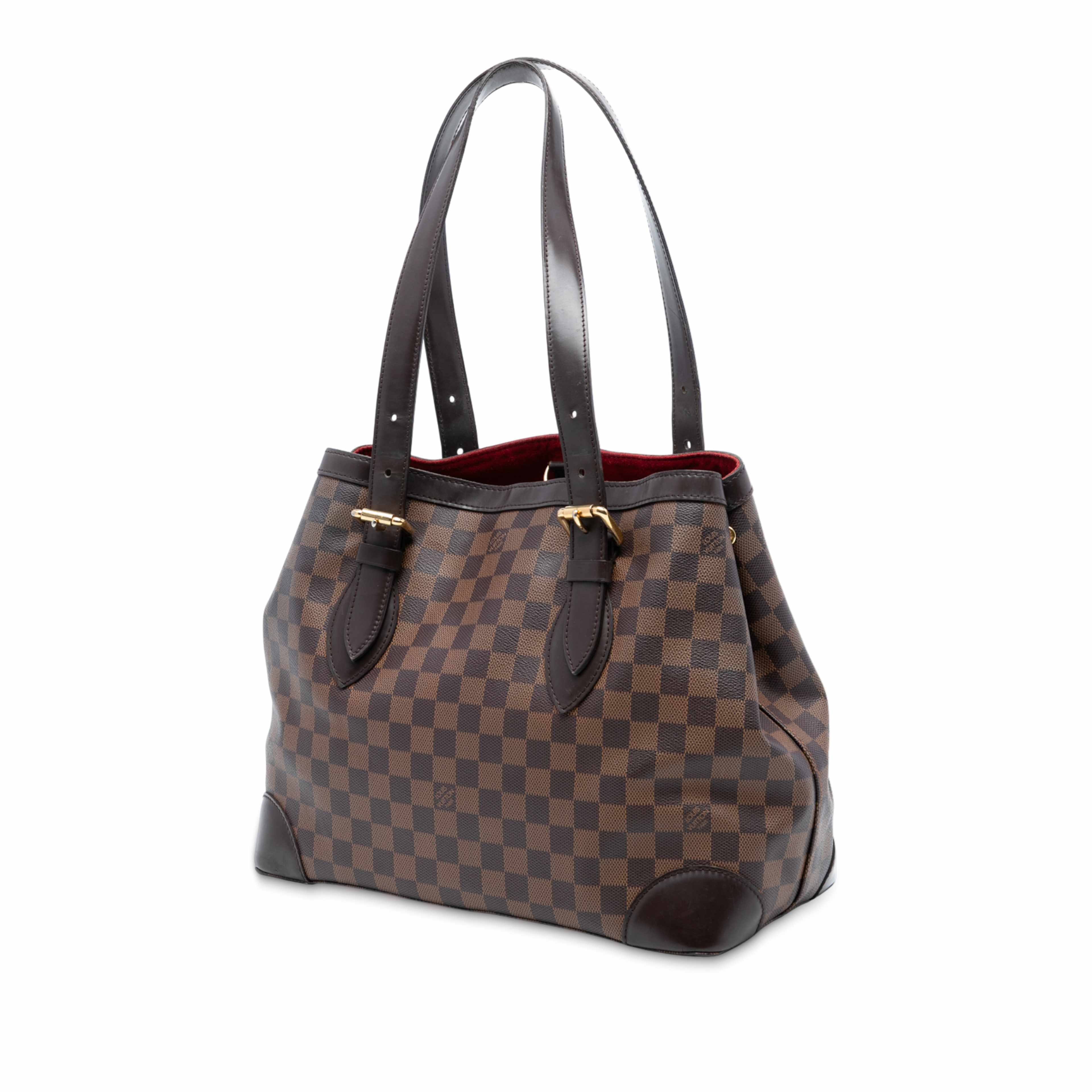 Louis Vuitton Damier Ebene Hampstead Mm, från Luxclusif, i färgen brown. Klicka för att öppna bilden i stort format