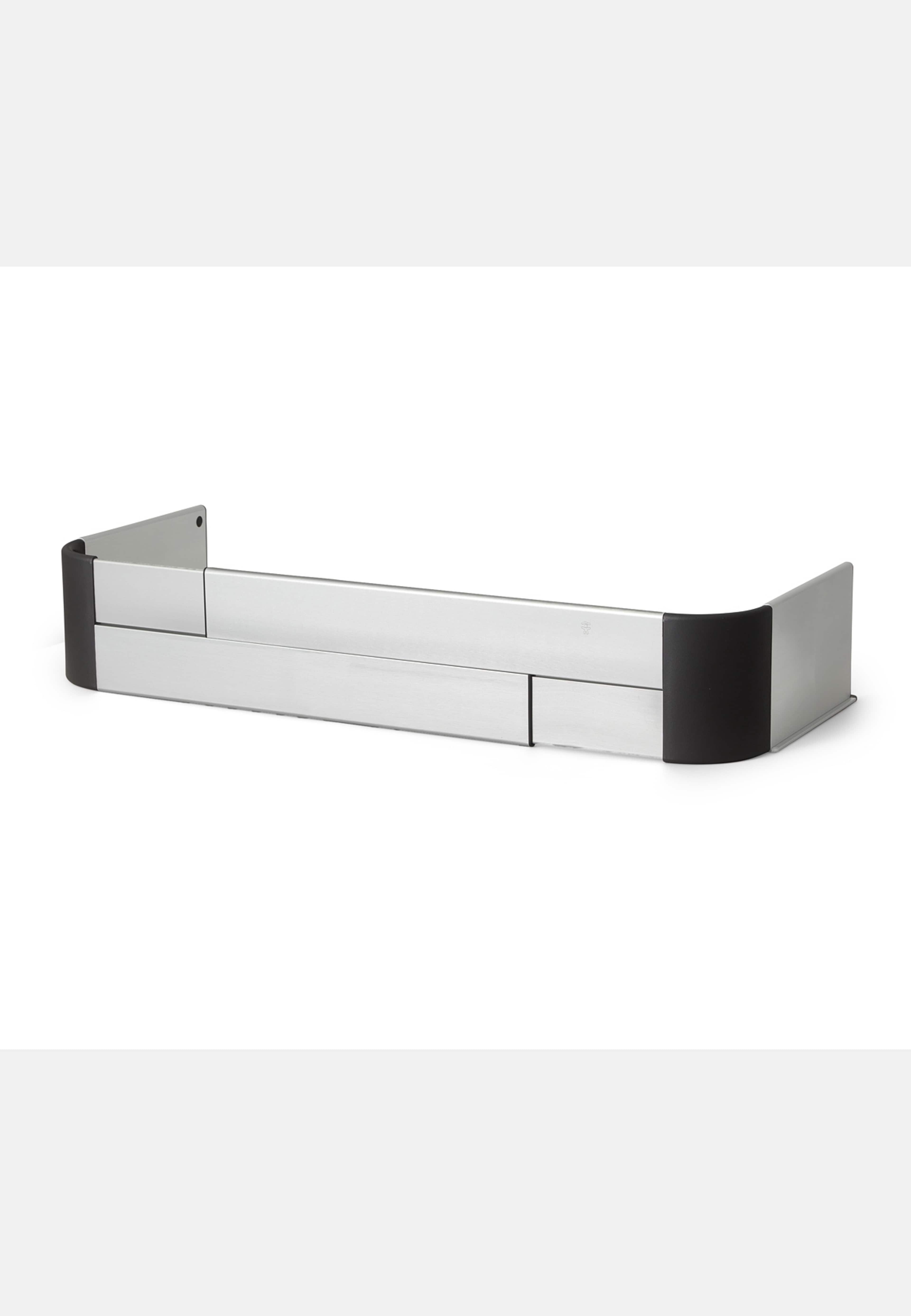 Spisskydd Jasmine Xl, från HomeSafety, i färgen safetystoveguard, rostfri borstad aluminium. Klicka för att öppna bilden i stort format