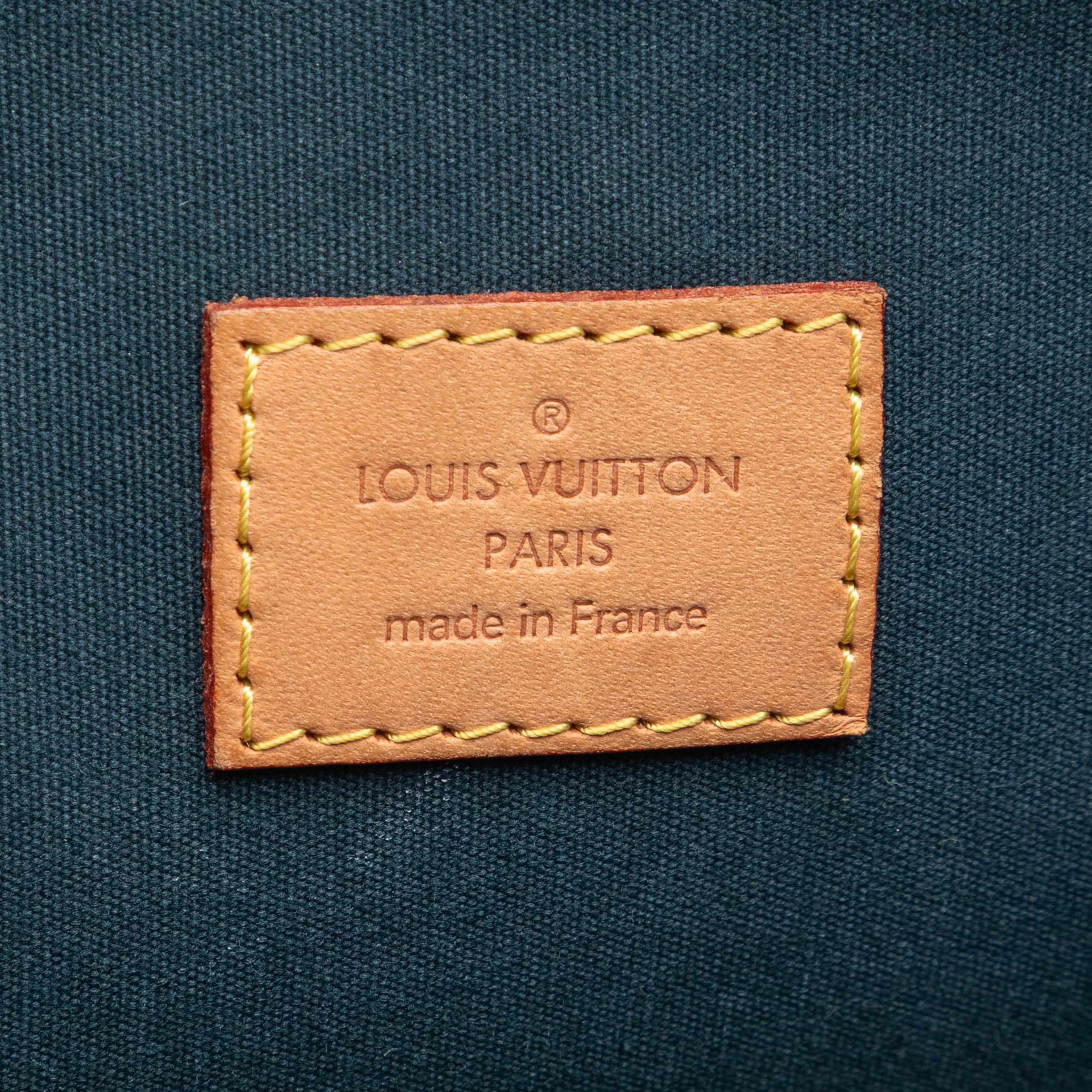 Louis Vuitton Monogram Vernis Alma Gm, från Luxclusif, i färgen dark green. Klicka för att öppna bilden i stort format