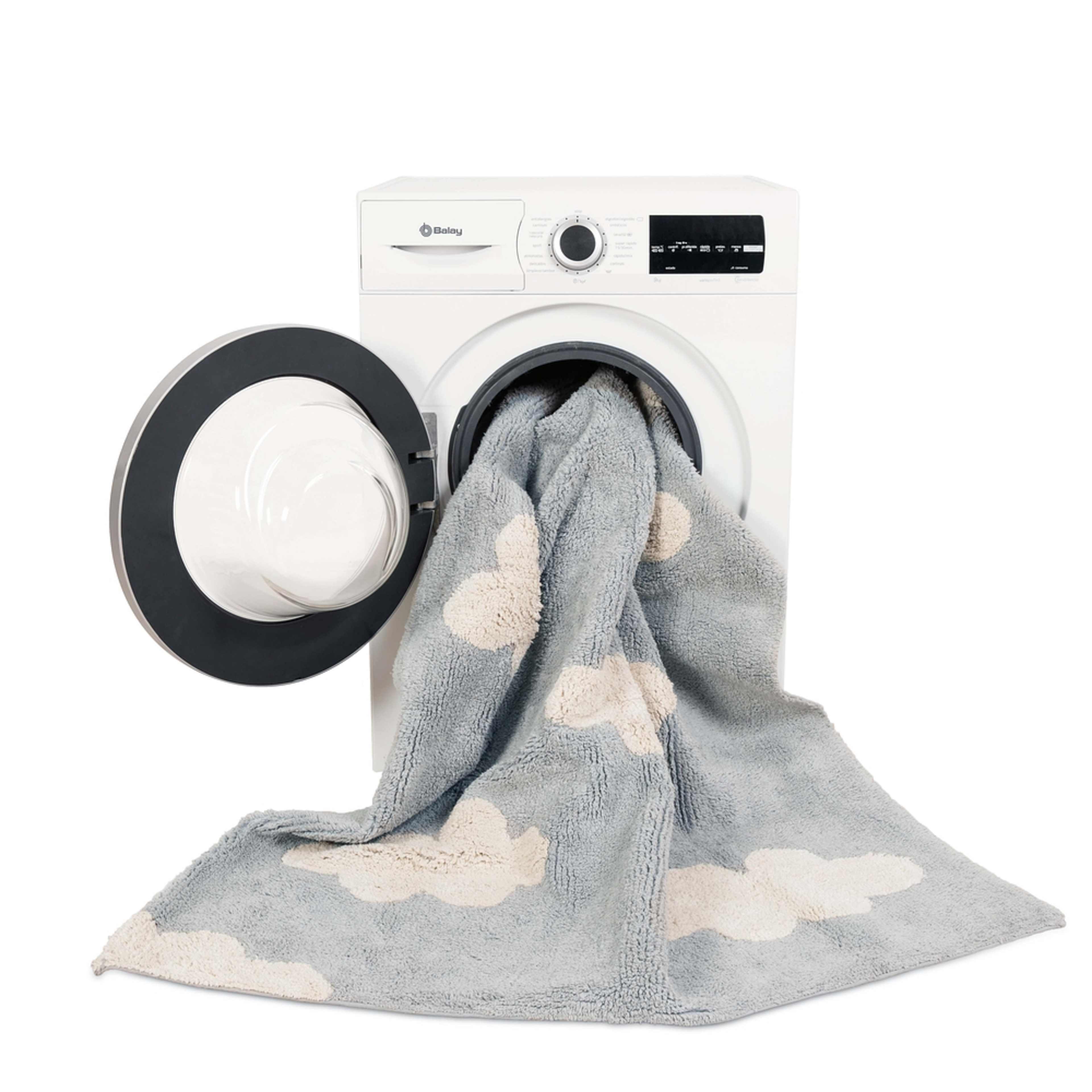 Tvättbar Matta Moln, från LORENA CANALS, i färgen grey, natural. Klicka för att öppna bilden i stort format