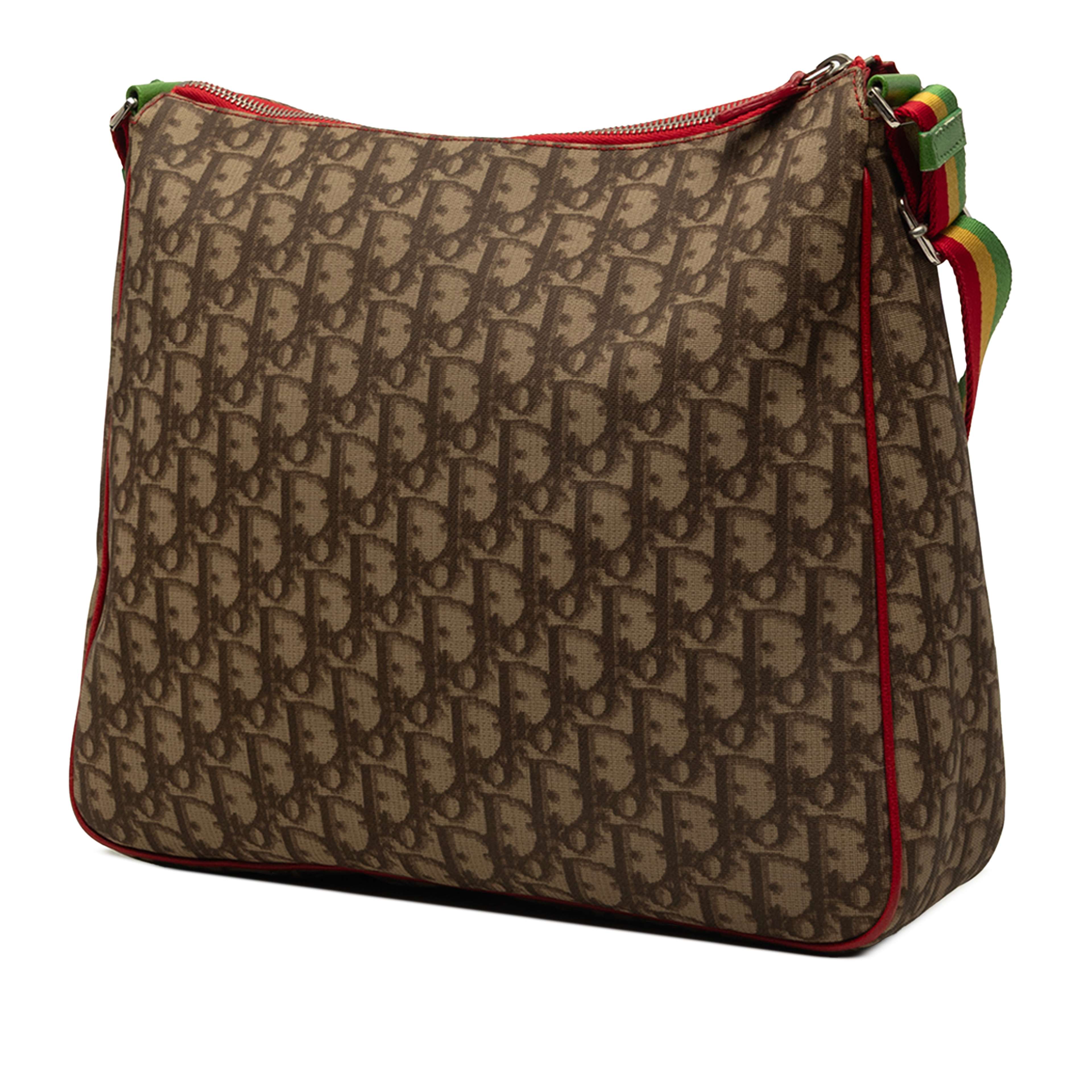 Dior Oblique Canvas Rasta Crossbody, från Luxclusif, i färgen brun. Klicka för att öppna bilden i stort format