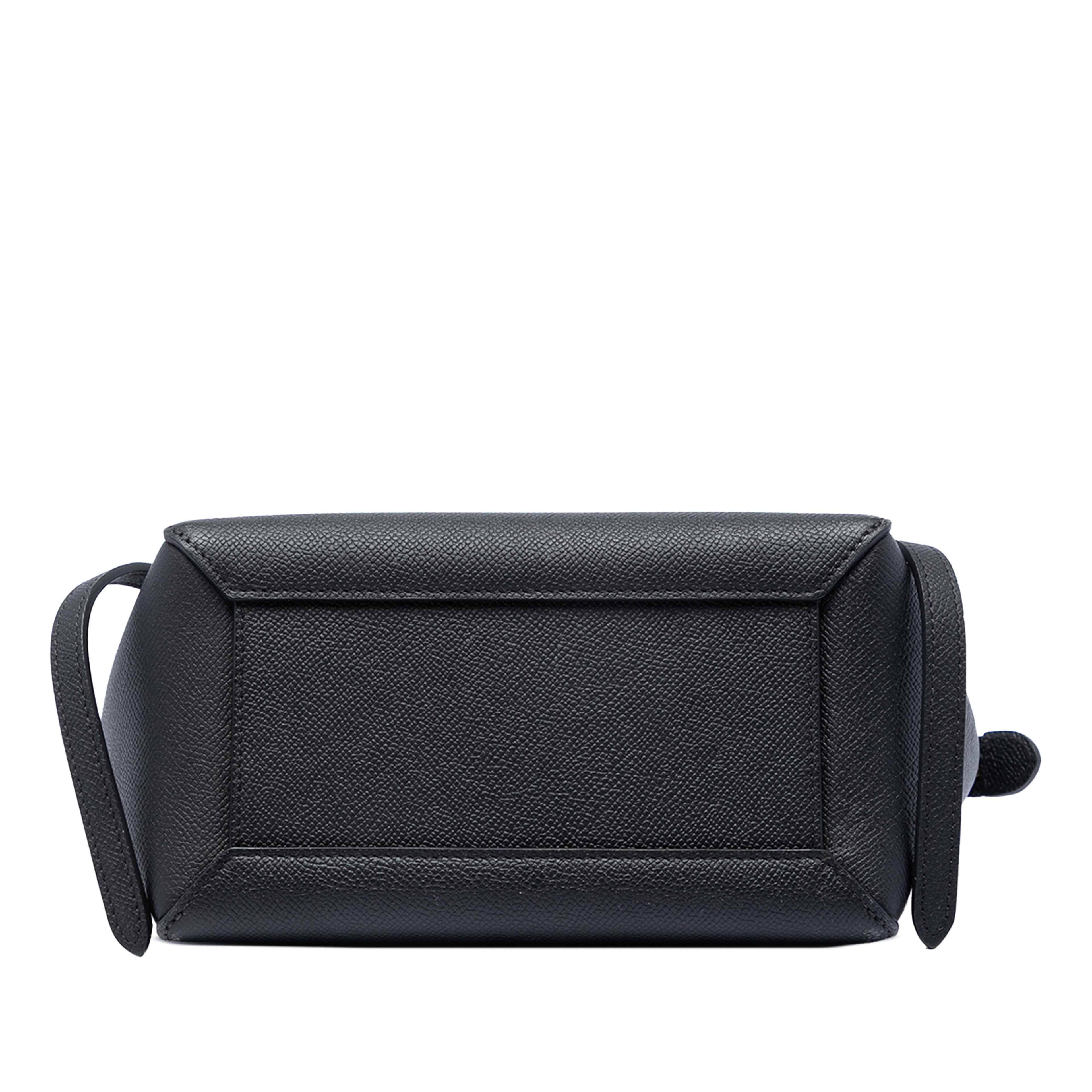 Celine Nano Grained Calfskin Belt Bag, från Luxclusif, i färgen black. Klicka för att öppna bilden i stort format