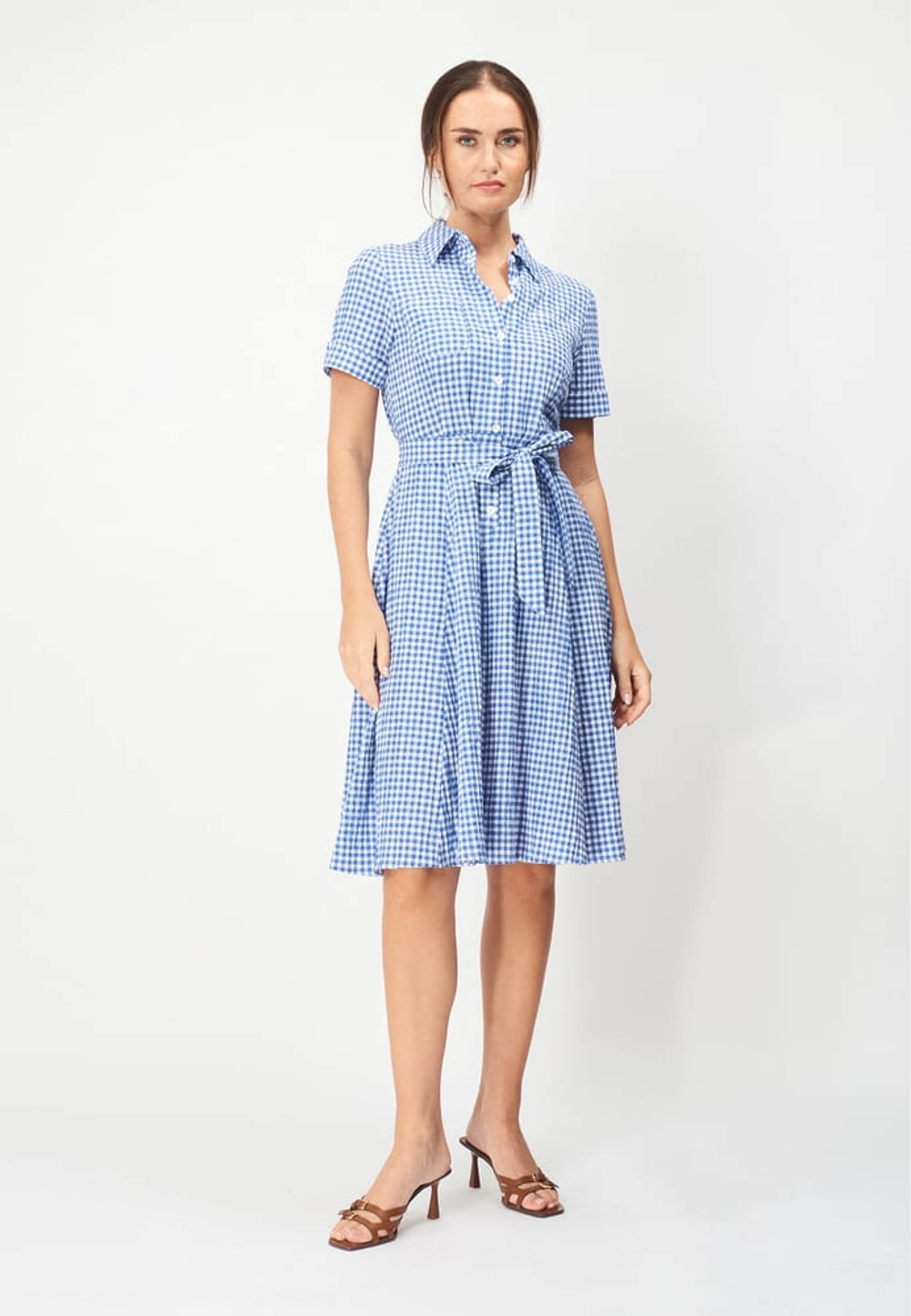 Lexi Dress, från Jumperfabriken, i färgen blue. Klicka för att öppna bilden i stort format