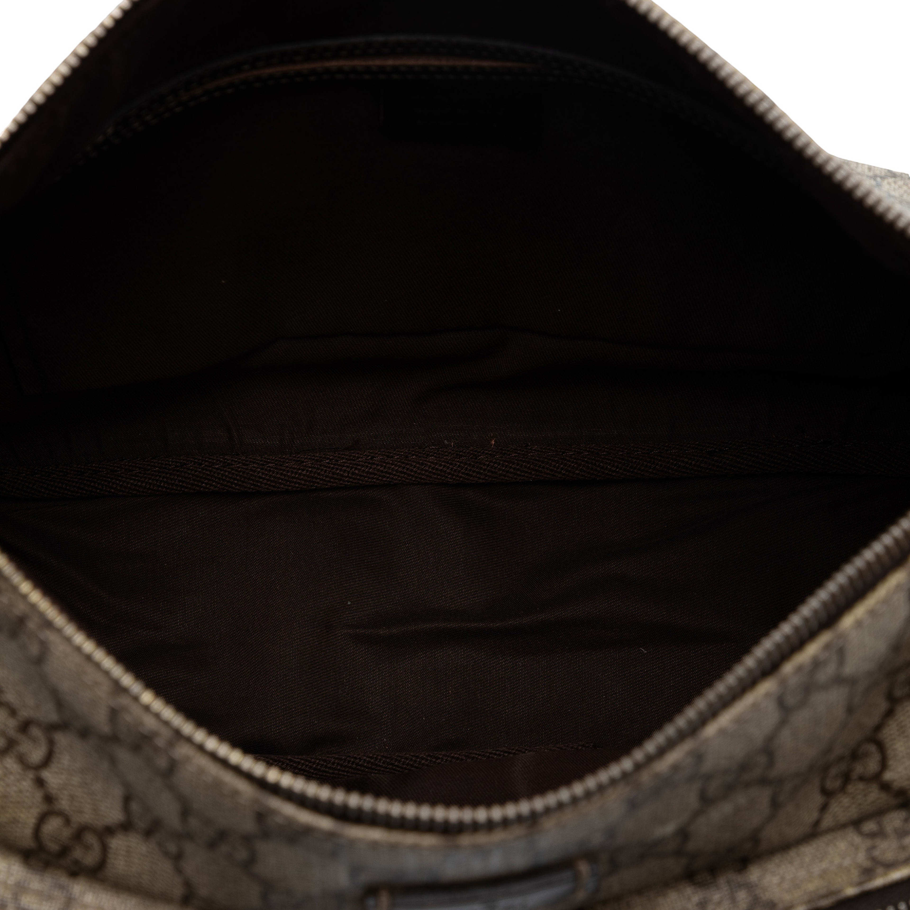 Gucci Gg Supreme Double Pocket Crossbody, från Luxclusif, i färgen beige. Klicka för att öppna bilden i stort format