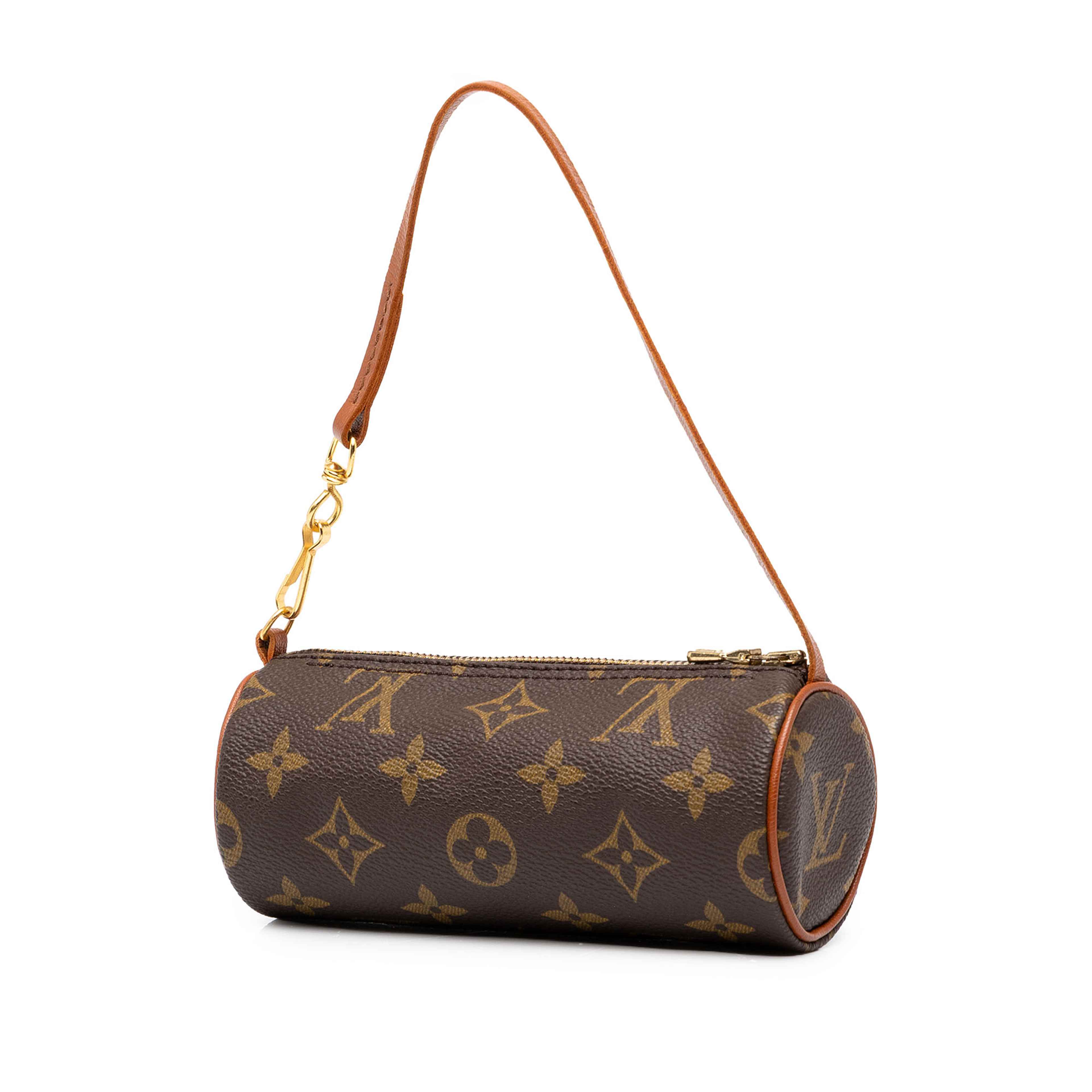 Louis Vuitton Monogram Papillon Pochette, från Luxclusif, i färgen brun. Klicka för att öppna bilden i stort format