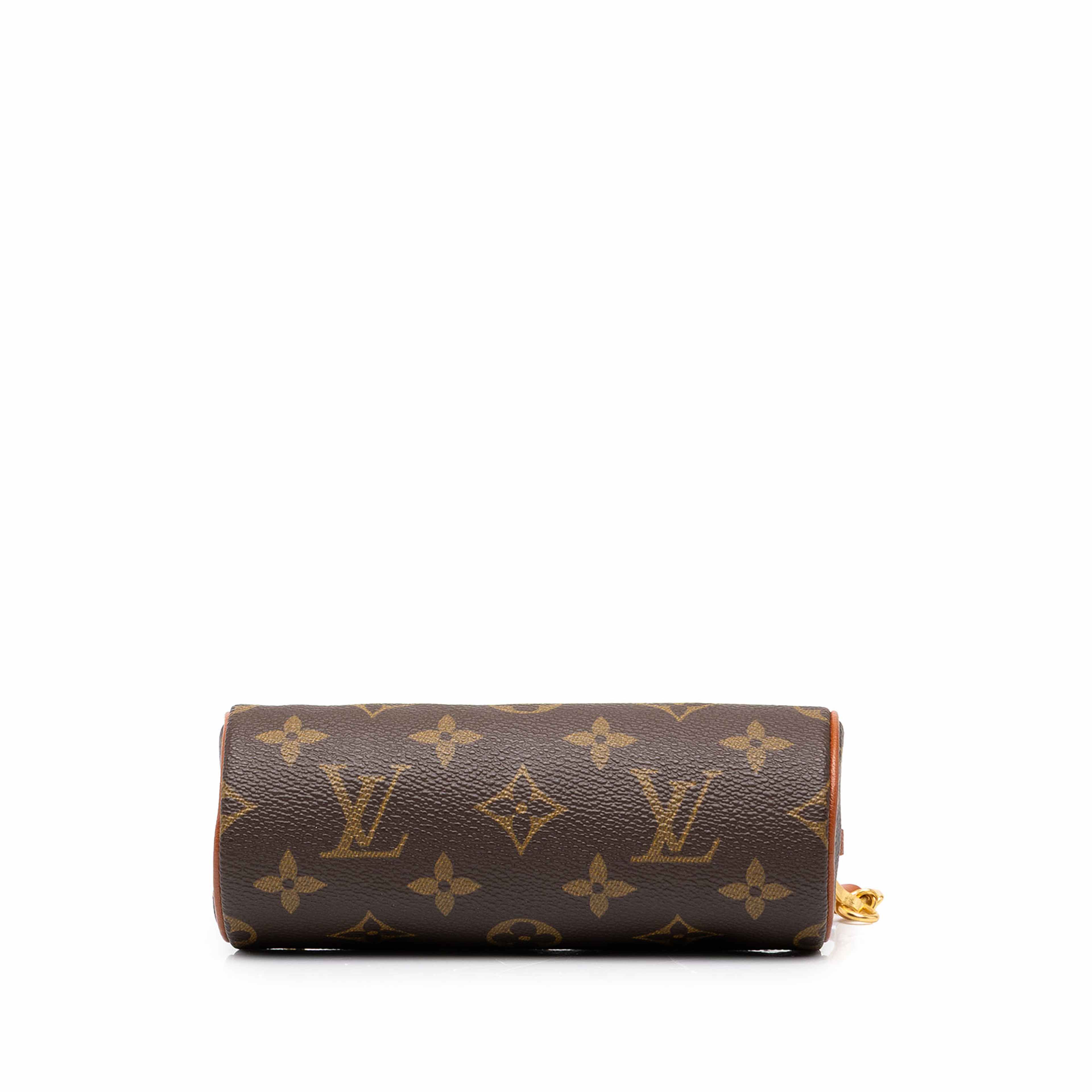 Louis Vuitton Monogram Papillon Pochette, från Luxclusif, i färgen brun. Klicka för att öppna bilden i stort format
