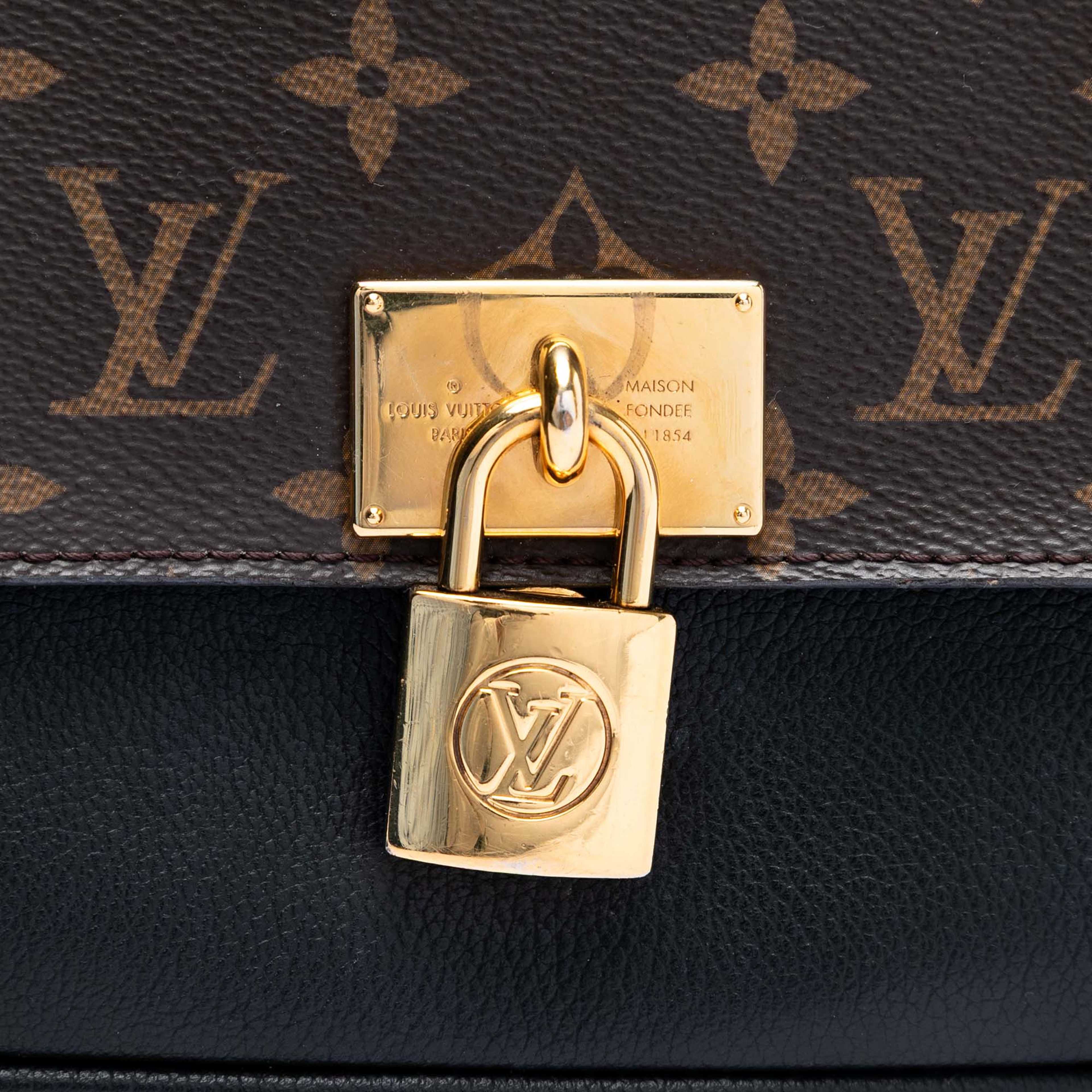 Louis Vuitton Monogram Vaugirard, från Luxclusif, i färgen brun. Klicka för att öppna bilden i stort format